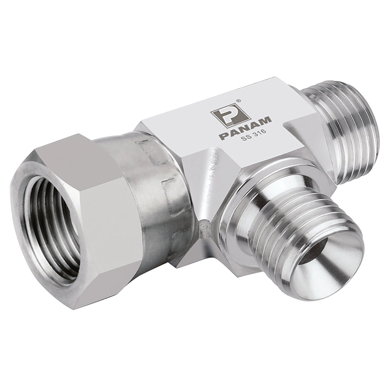Panam 2025-4521 - 3/8" BSP X 3/8" BSP Tee