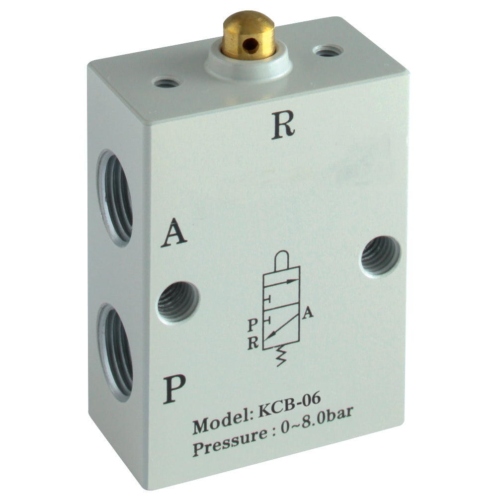 FT Pro KCB-06 - 1/8" 3/2 Normally Closed Plunger Valve