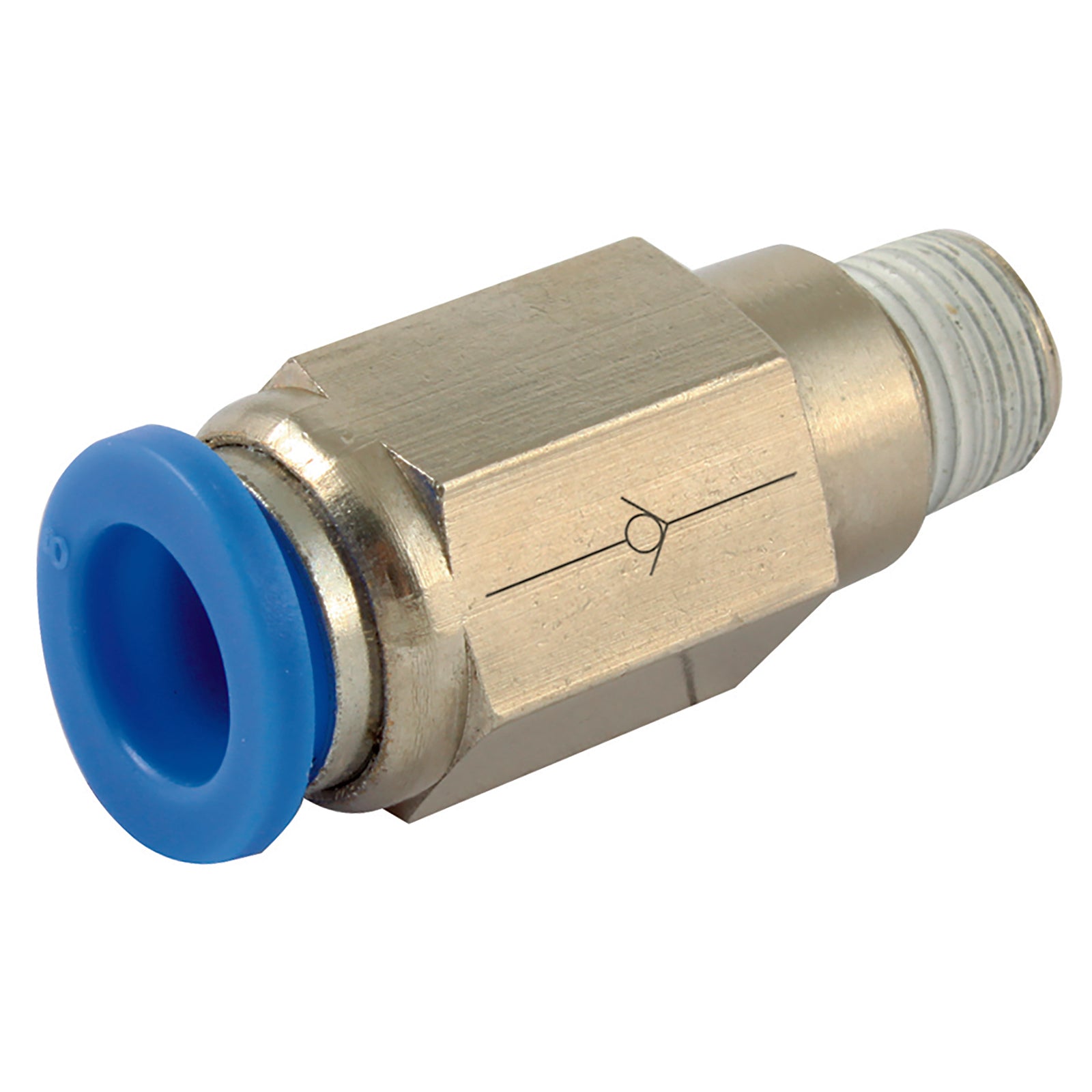 FT Pro PCVC06-01 - 1/8" BSPT Male X 6mm OD Check Valve