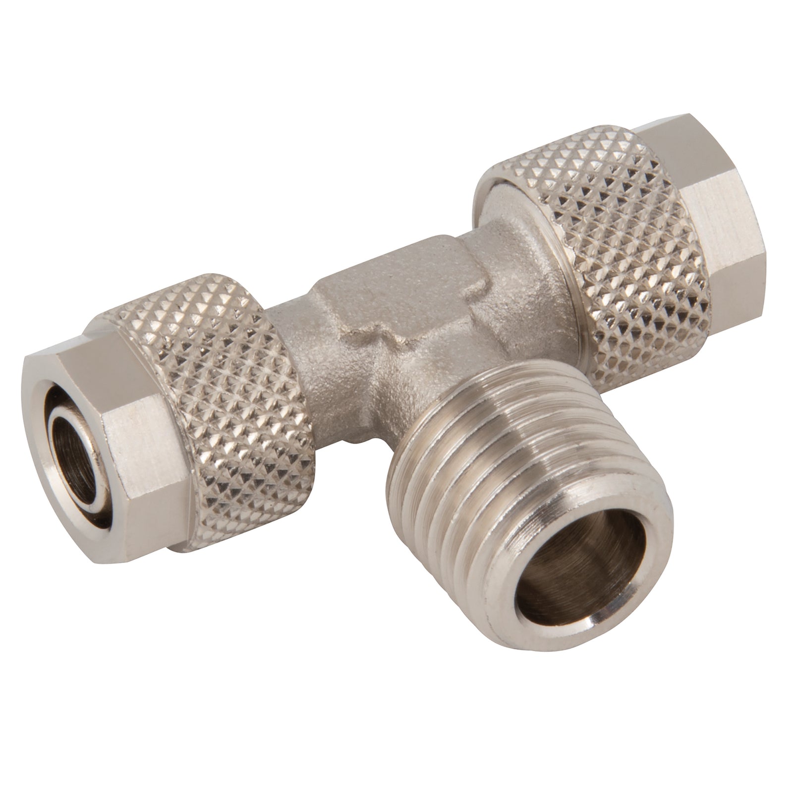 FT Pro C7-8/6-1/4 - 08/06mm OD X 1/4" BSPT Male Centre Tee