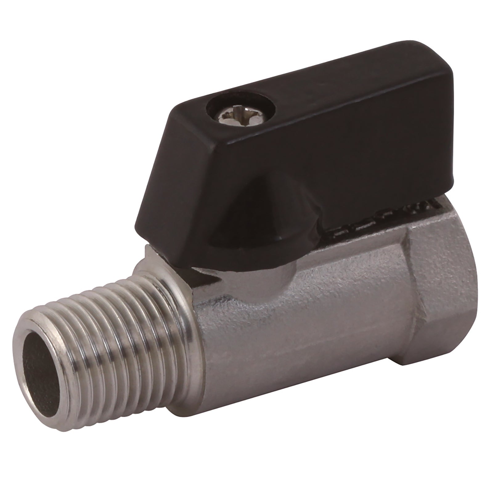 Haitima 981-1/4 - 1/4"BSPm X 1/4"BSP Tapered Female Male Female 316Ss Minivalve