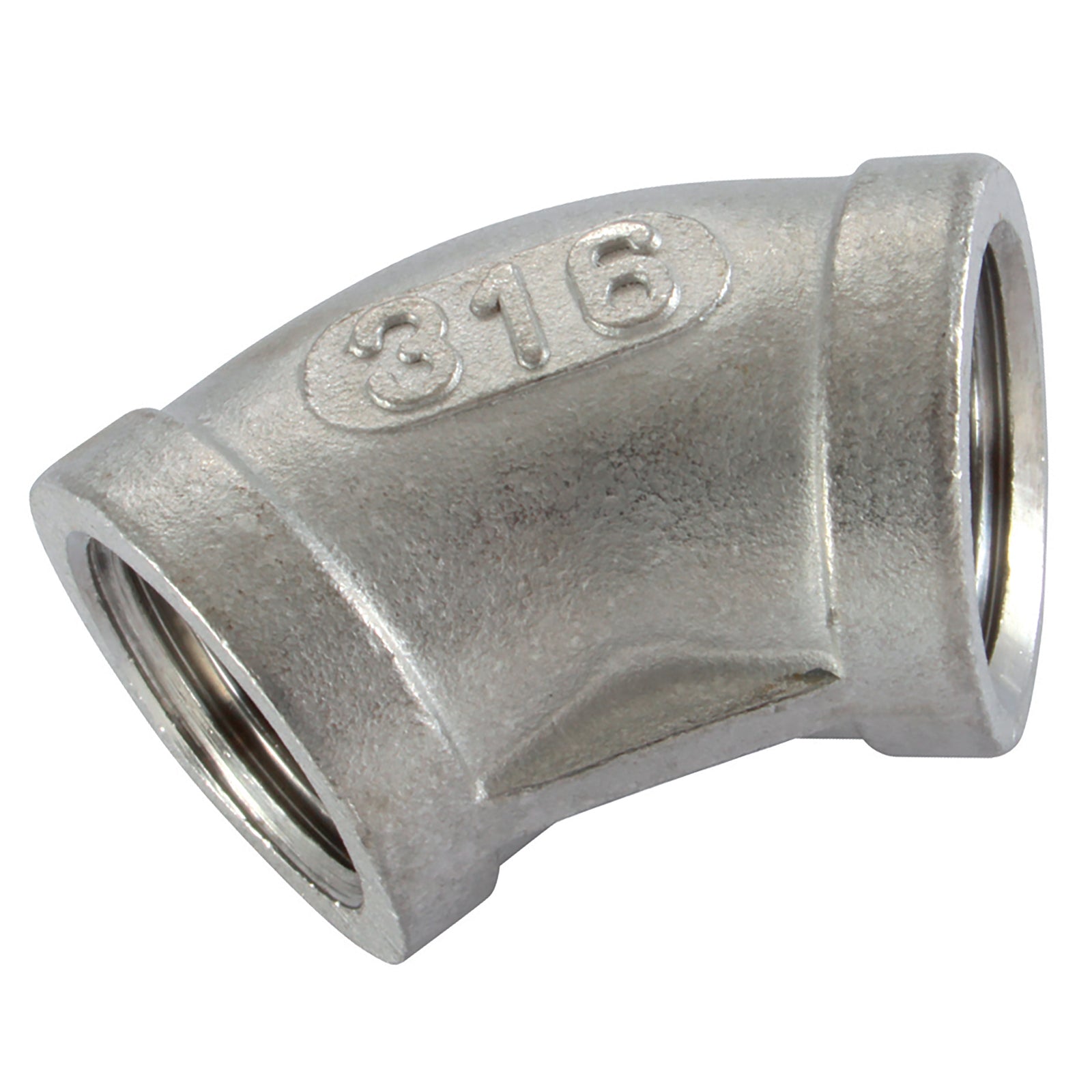Haitima OE-4 - 4" BSP Fem Equal Elbow 45 S/Steel 316