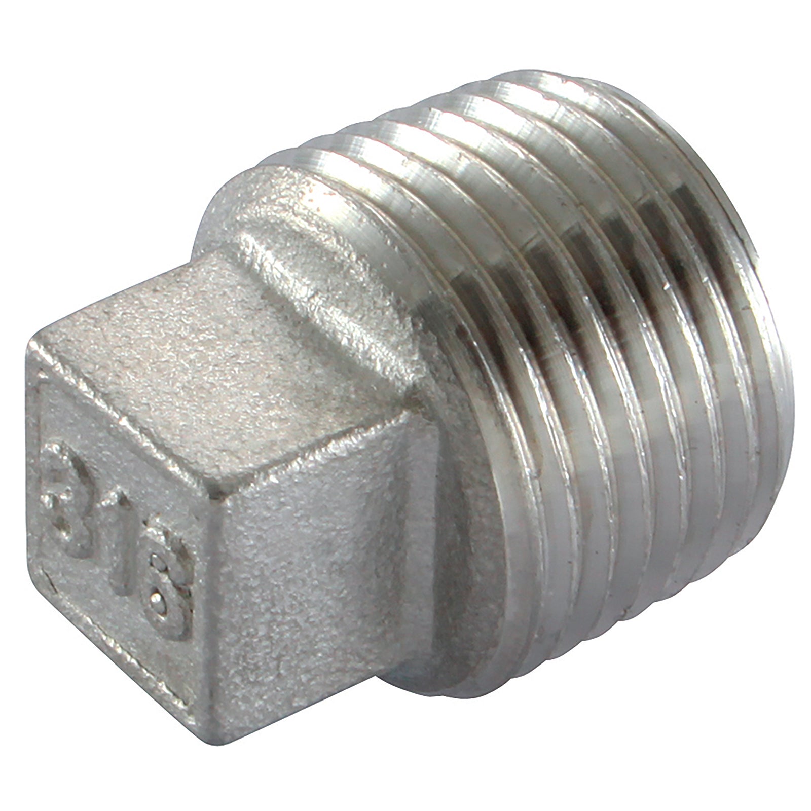 Haitima SP-38 - 3/8" BSPT Male Square Head Plug 316