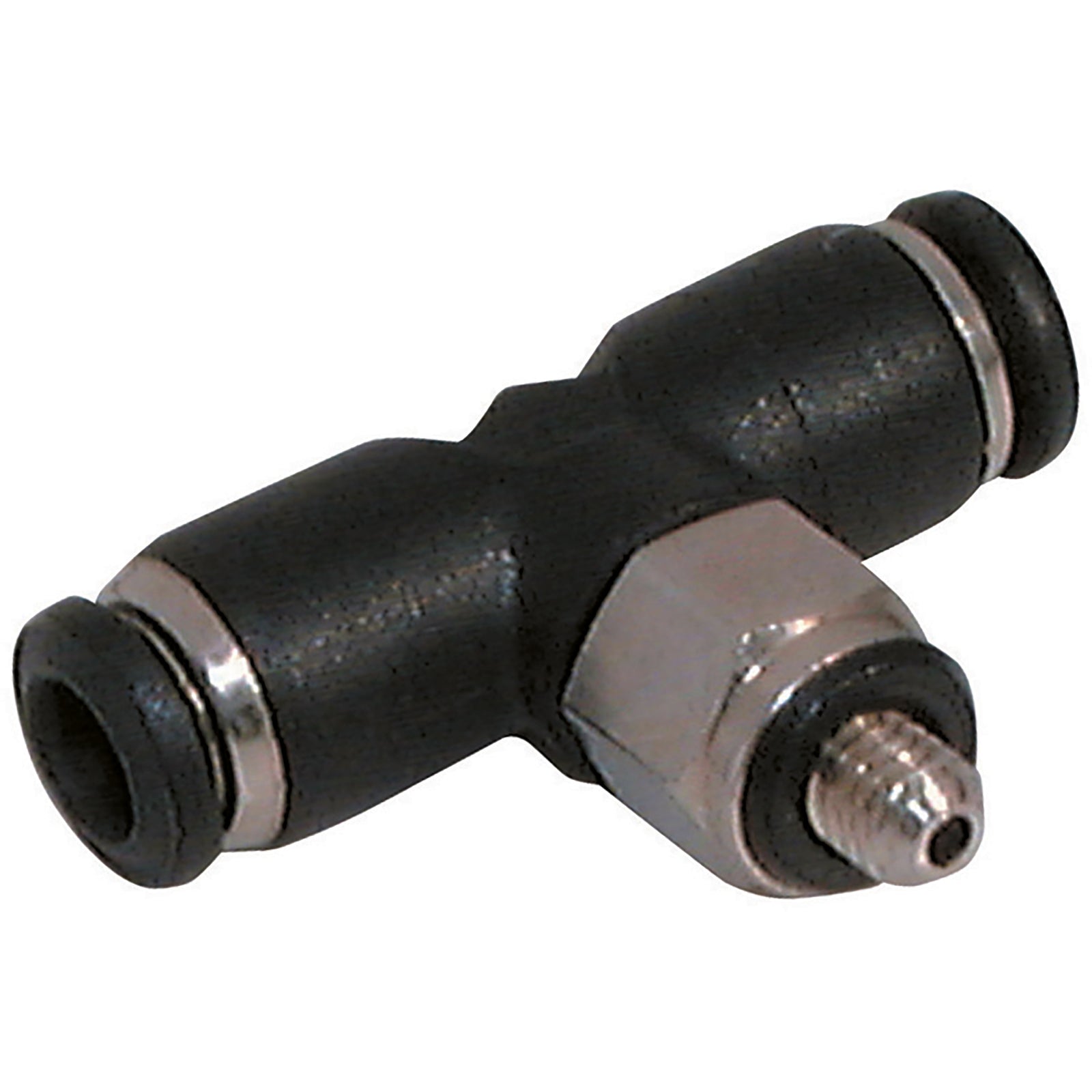 Aignep MP12-3-M5 - 3mm X M5 Swivel Tee Male Centre Leg