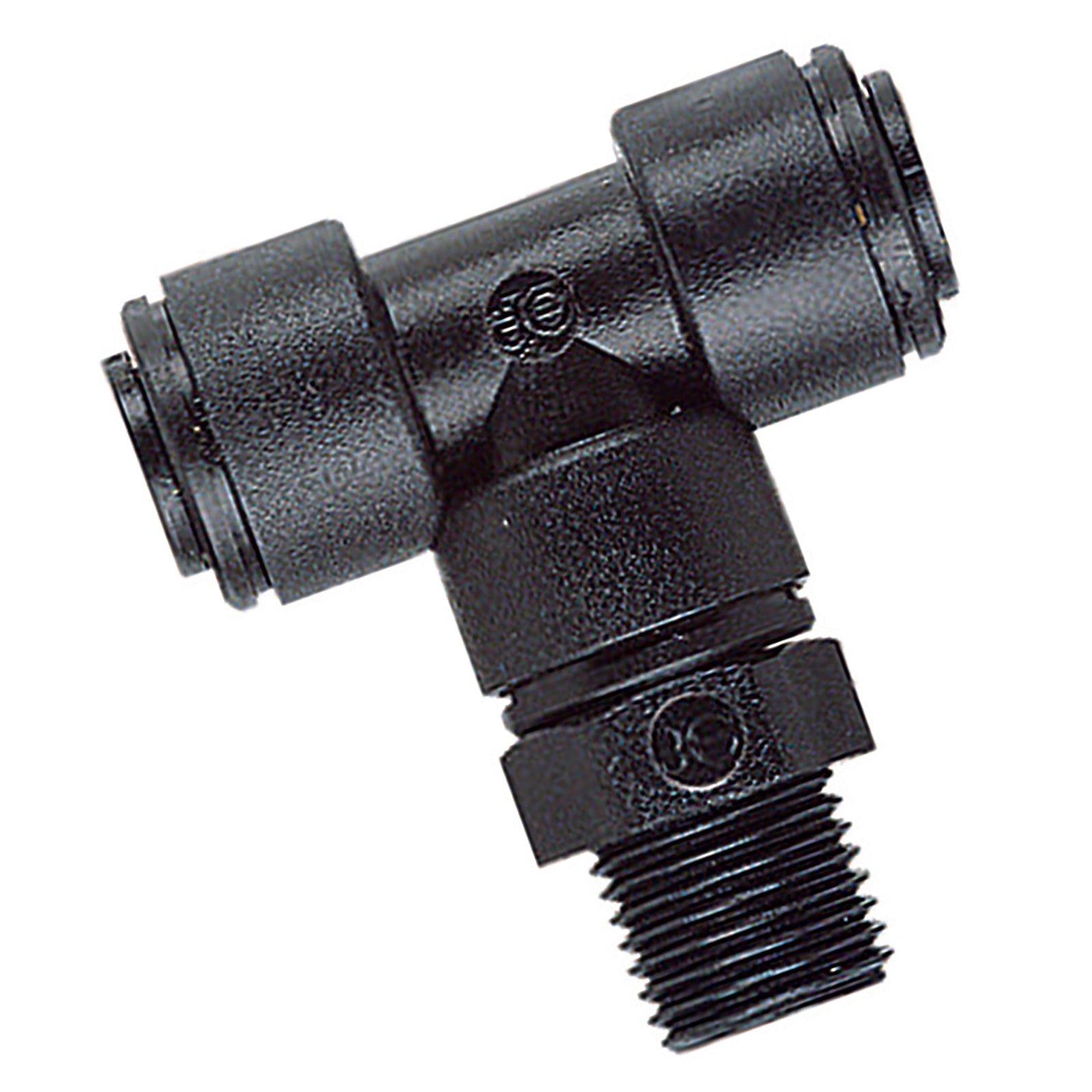 John Guest PM100601E - 06mm OD X 1/8" BSPT Male Sw Tee Cent Leg