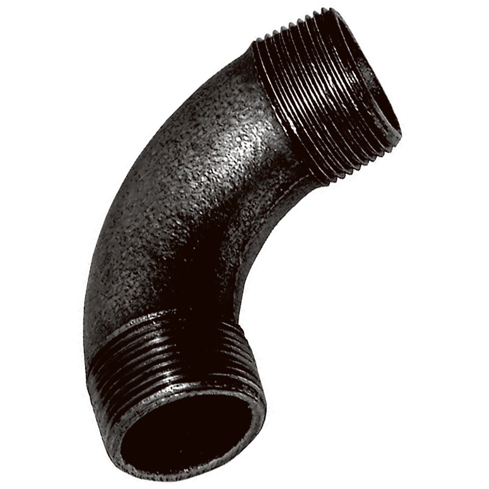 GF GF3-112N - 1.1/2"BSPT Male Equal Bend Black 3
