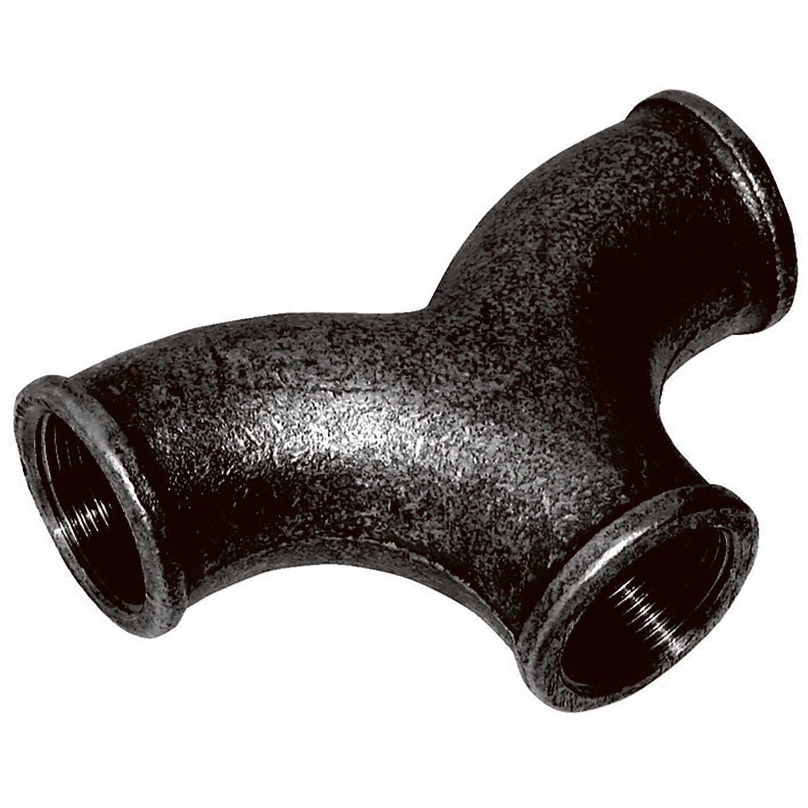 GF GF132-112N - 1.1/2" BSPP Fem Twin Elbow Black 132