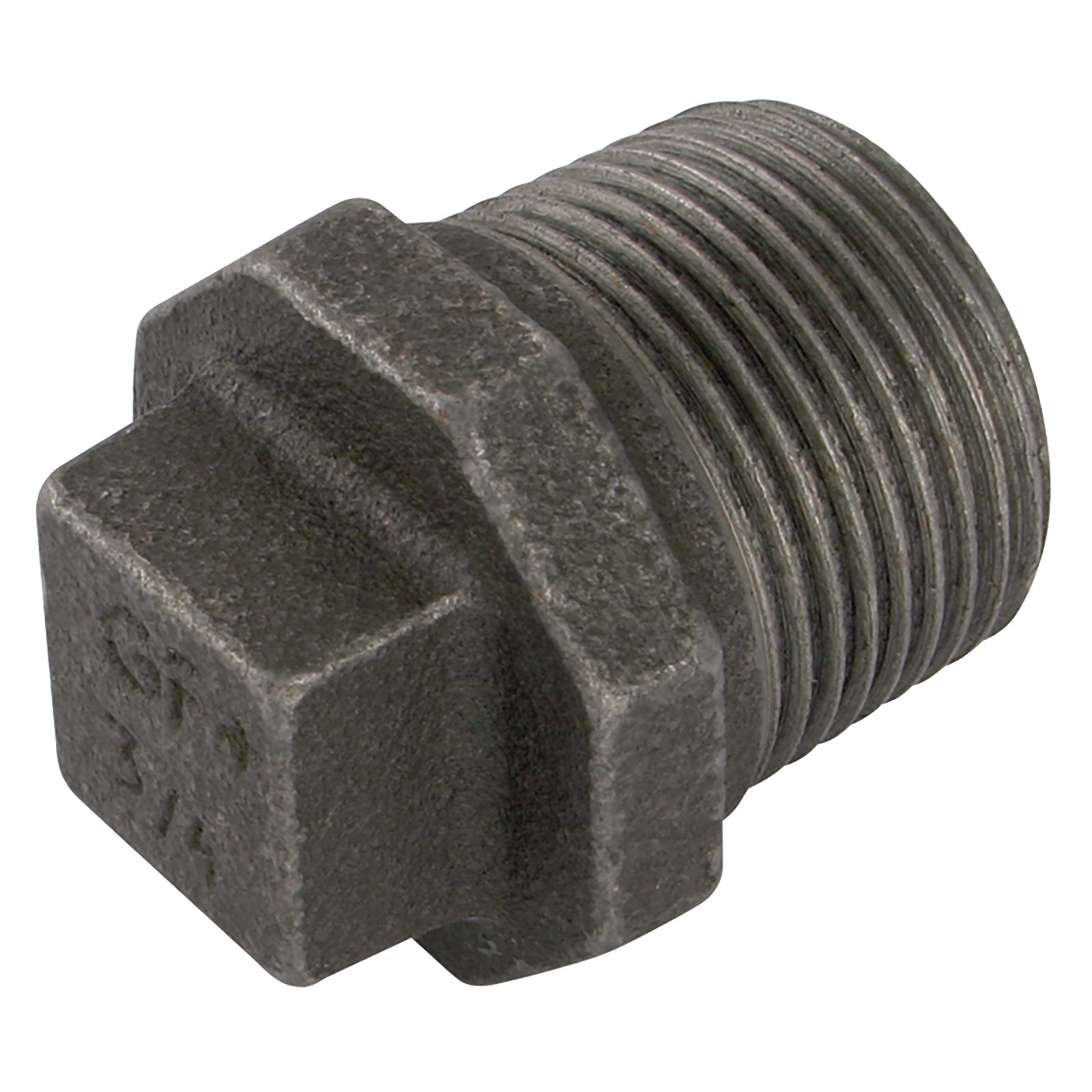 GF GF290-112N - 1.1/2"BSPT Male Beaded Plug Black 290