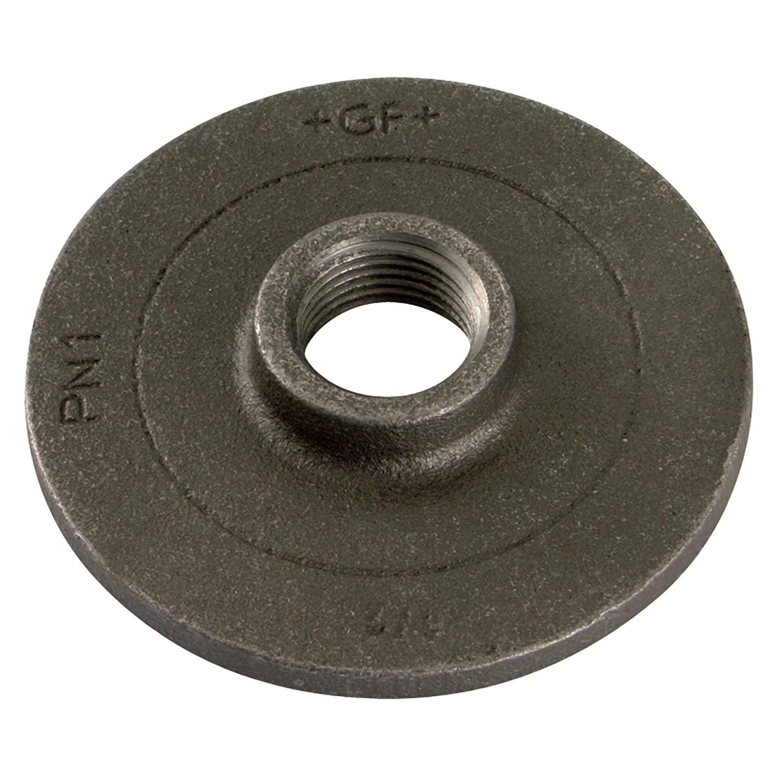 GF GF321-112N - 1.1/2"BSPP Flange Undrilled Black 321