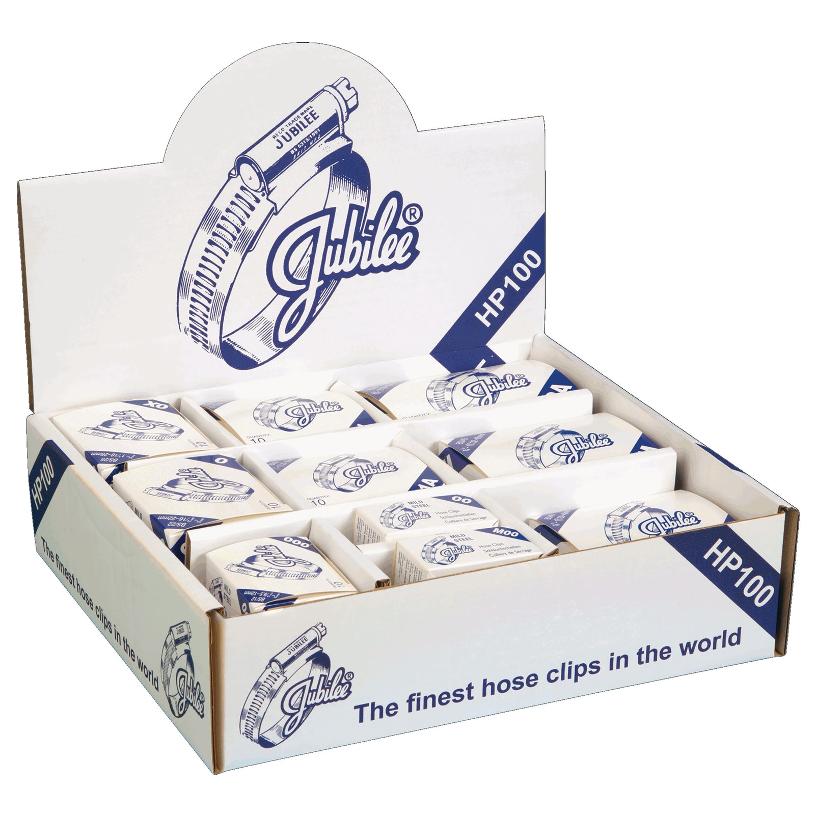 Jubilee HP100MS - Mild Steel Handy Pack 100 Clips