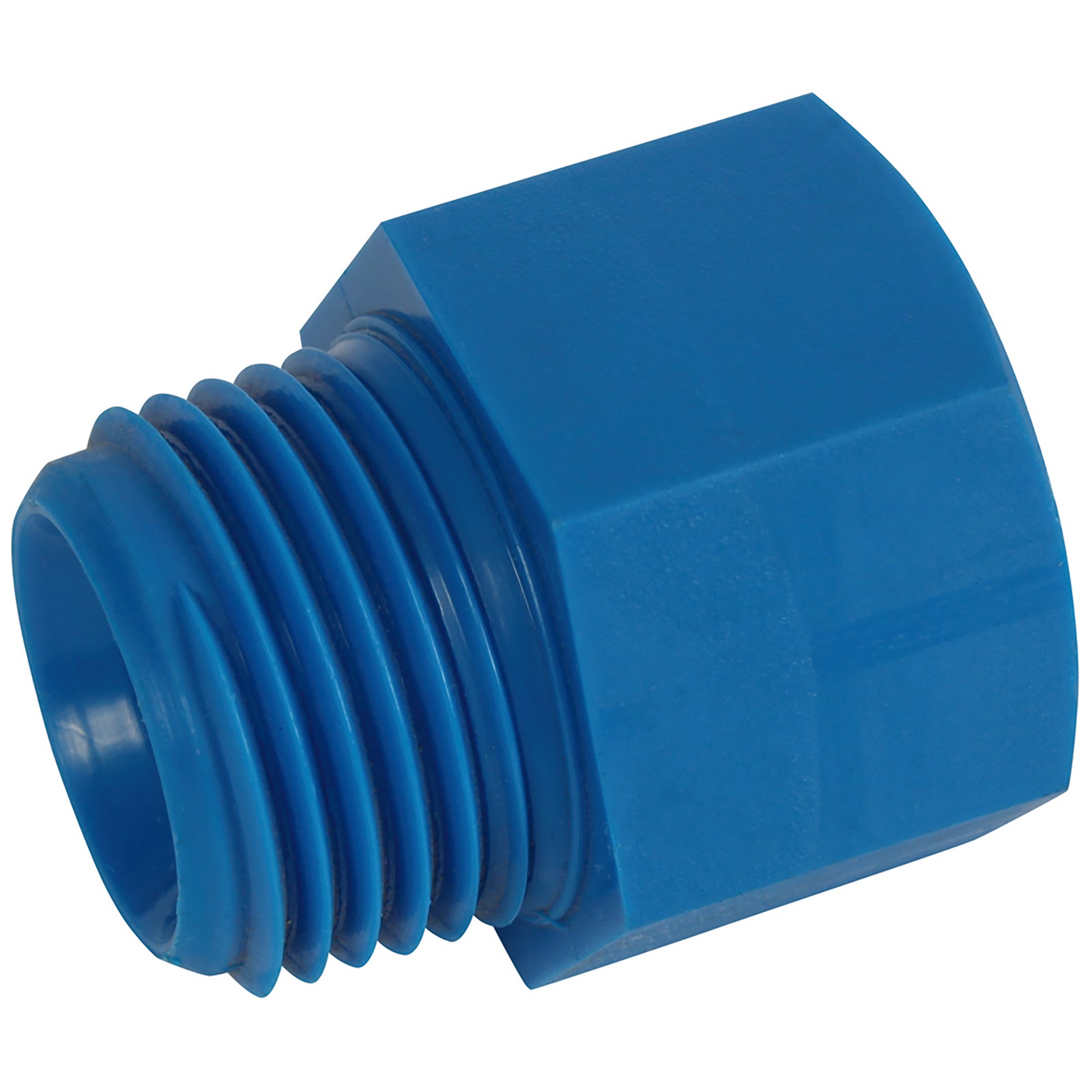 Tefen PN3-12-38 - 3/8" BSPT Male X 1/2" BSPT Fem Bush Blue