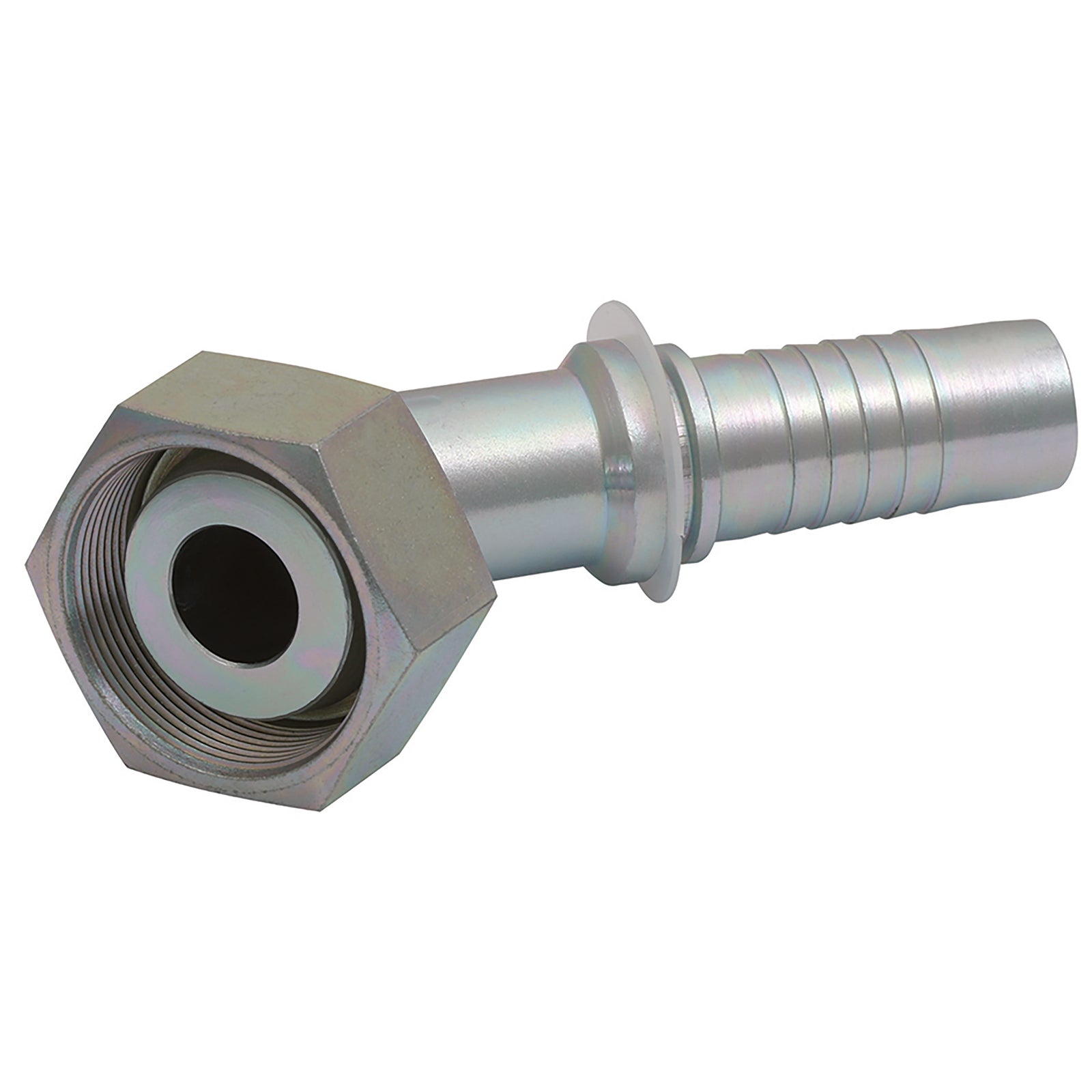 FT Pro FMF1045-M30CF - M30 X 1.5 Metric (Gaz) Female 45° Swept Elbow 5/8" Hose ID