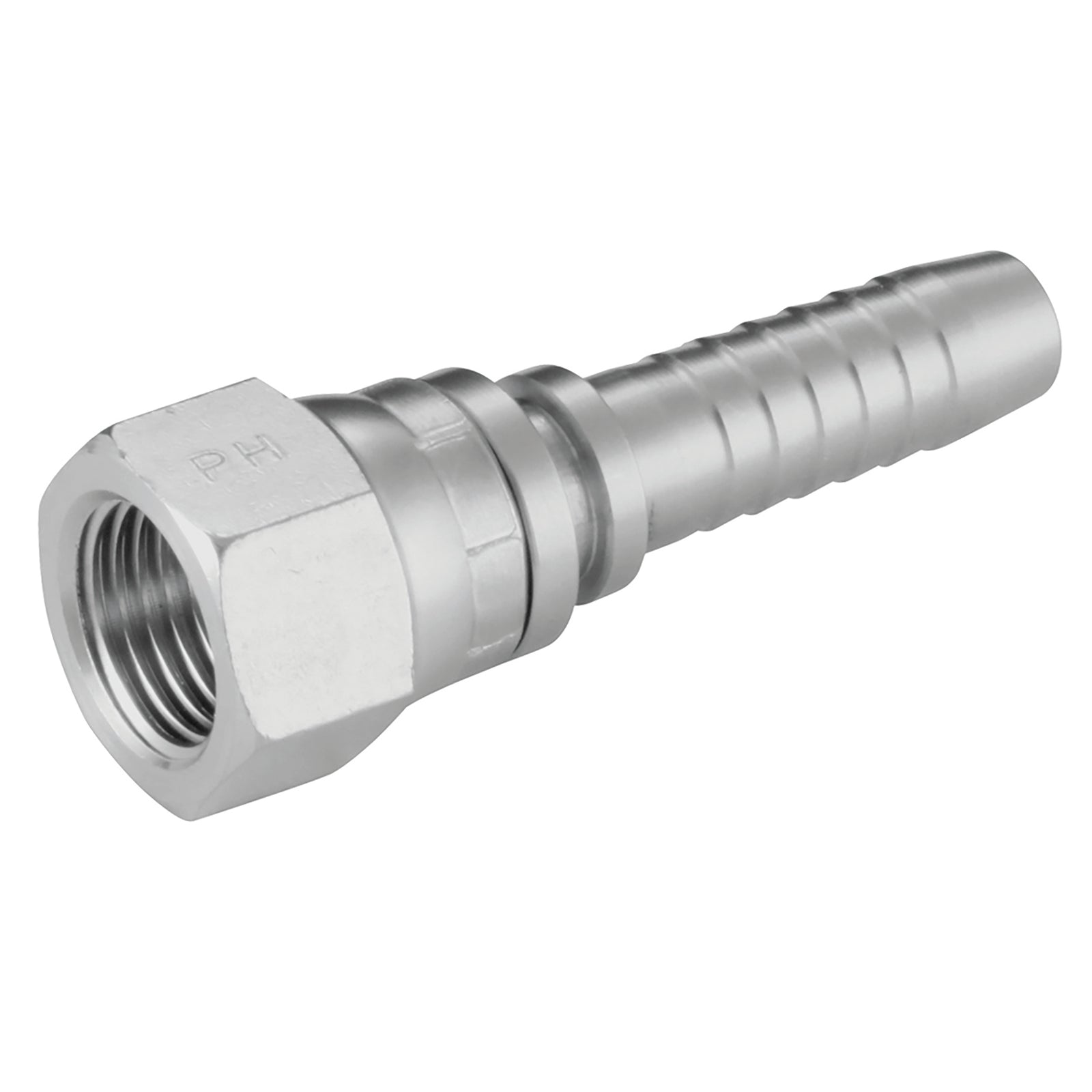 PH Industrie DKJ1/2-DN05 - 1/2" 37° Jic Female X Hose Tail 3/16" Hose ID