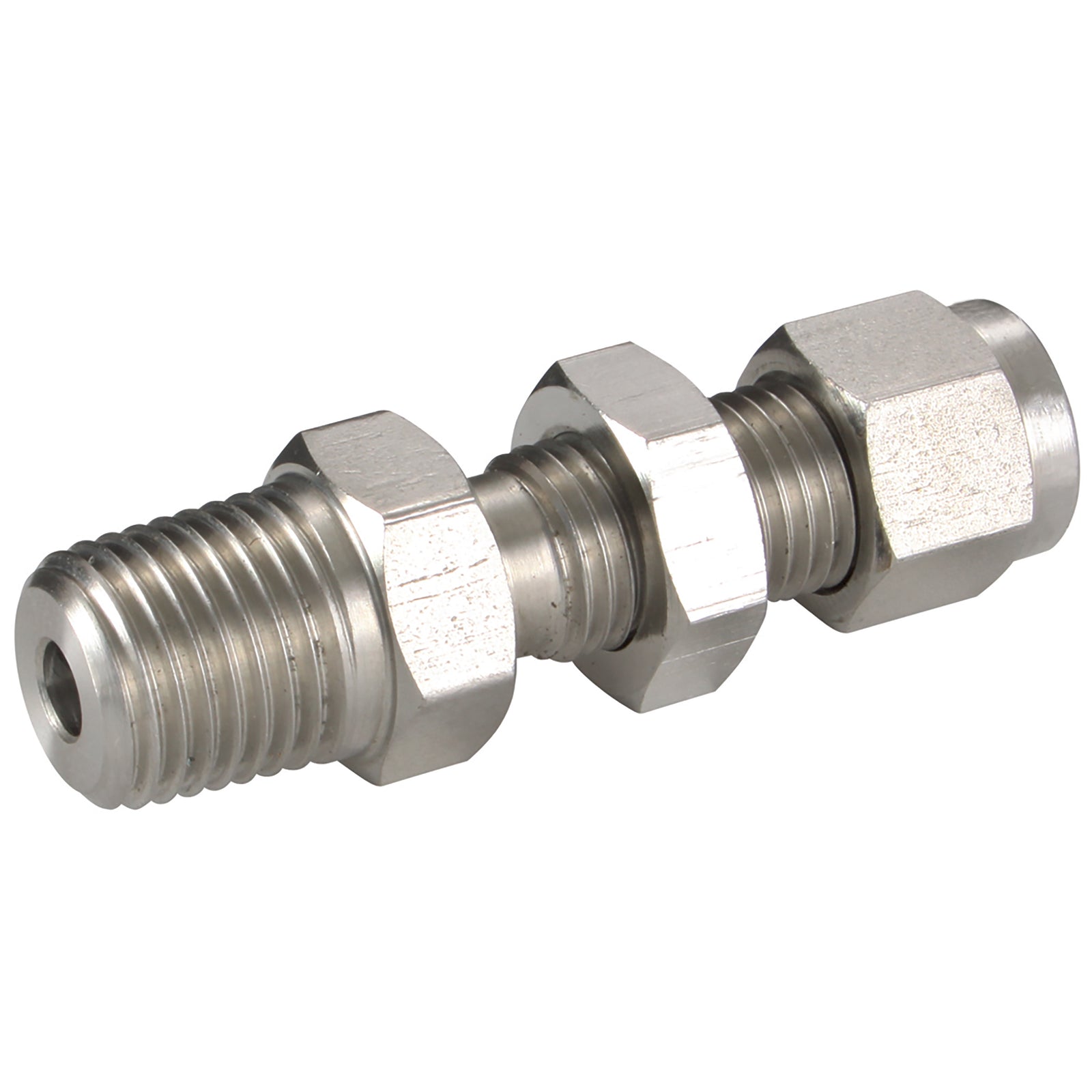 Panam BMC-125-125N - Bulkhead Male Conn 1/8 OD 1/8 Npt