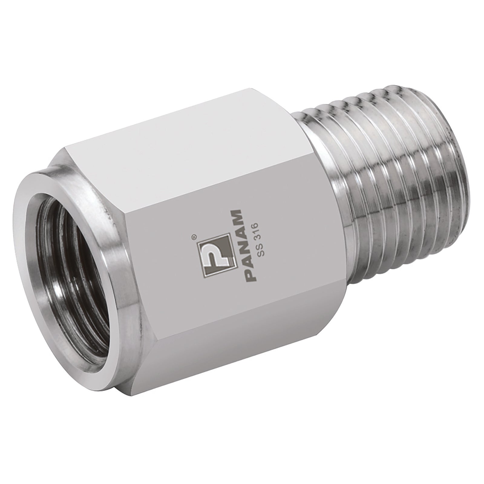 Panam PGA-06-06 - 3/8" Npt X 3/8" BSP Male/Female