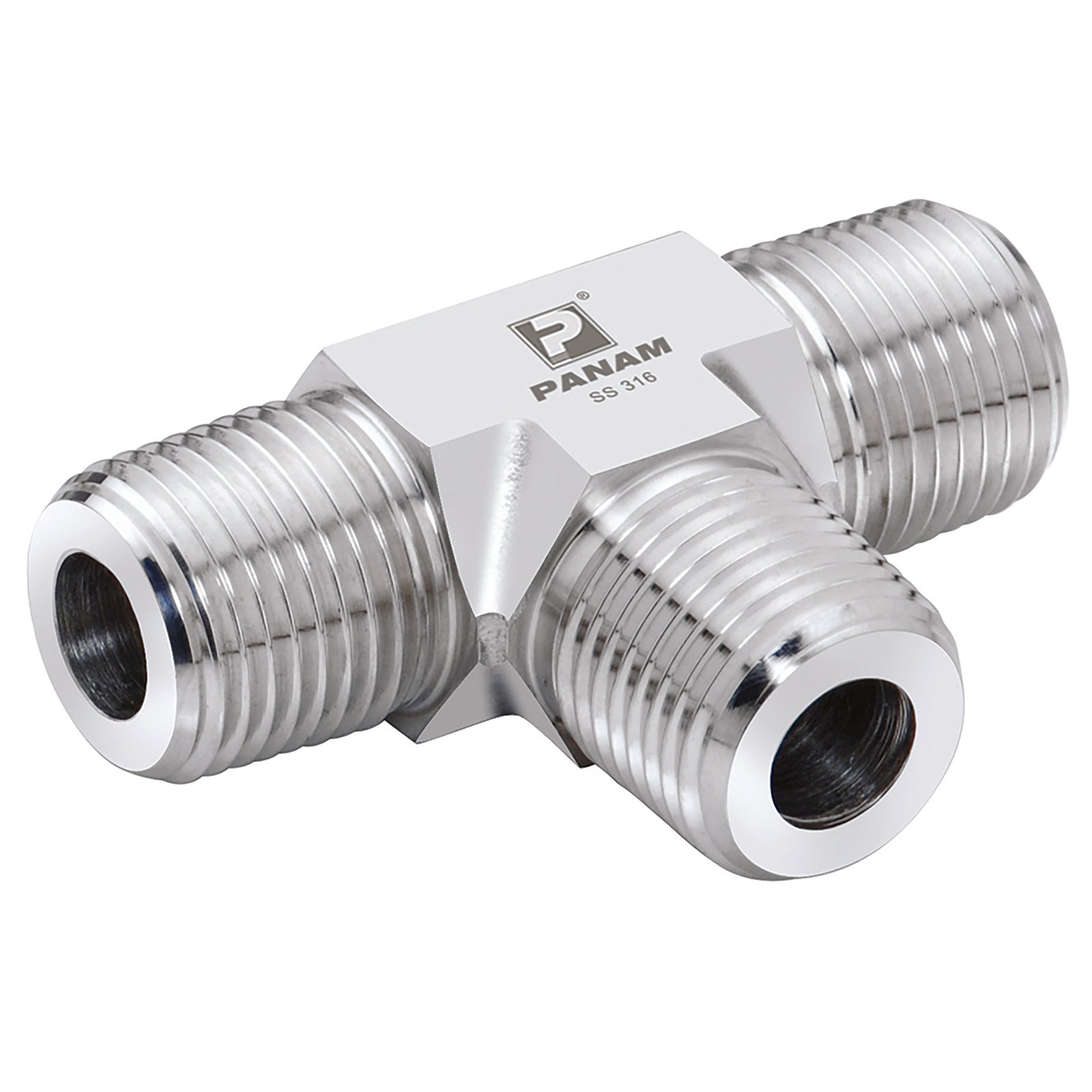 Panam PMT-02 - 1/8" Npt Male 316 Tee