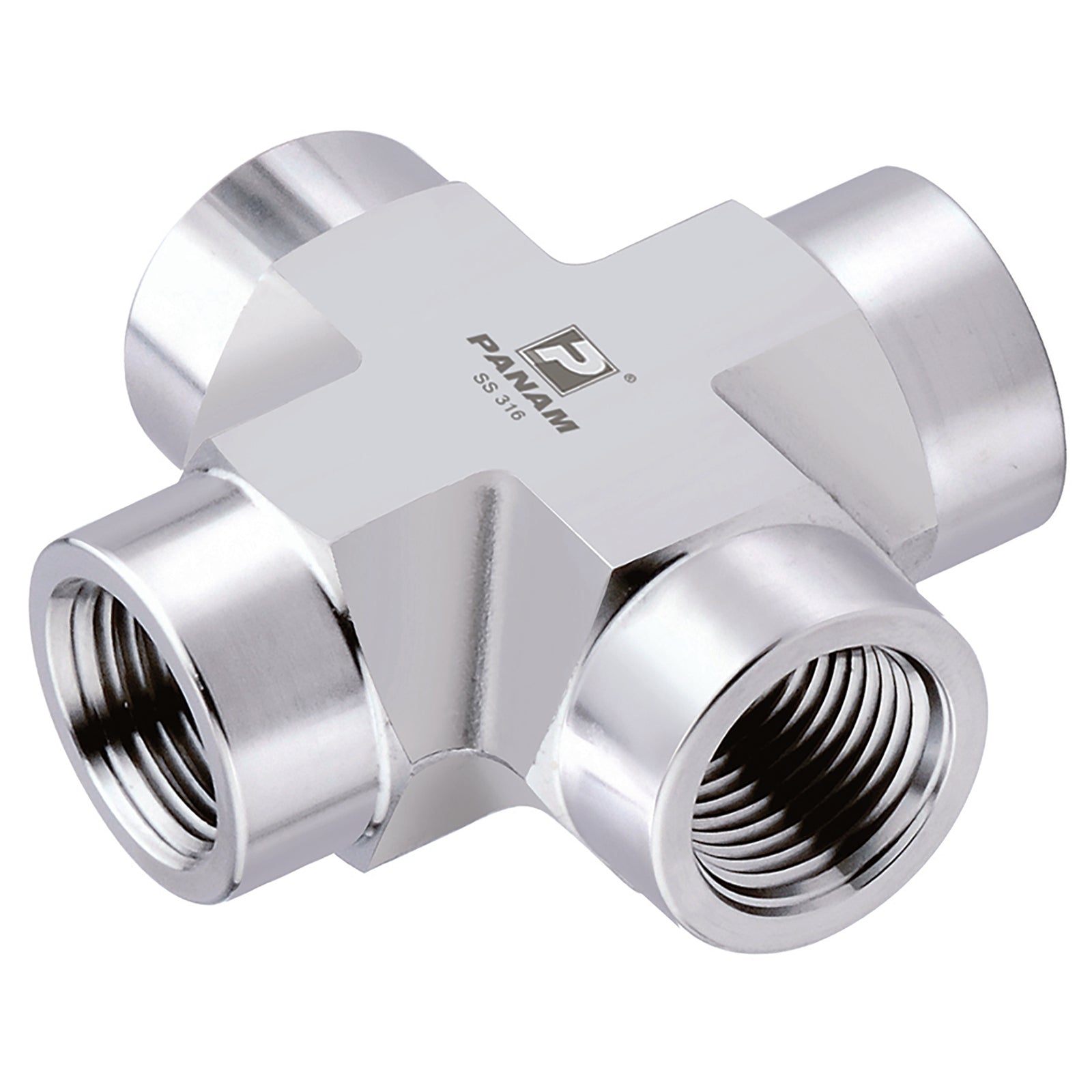 Panam PPC-08 - 1/2" Npt Female 316 Cross