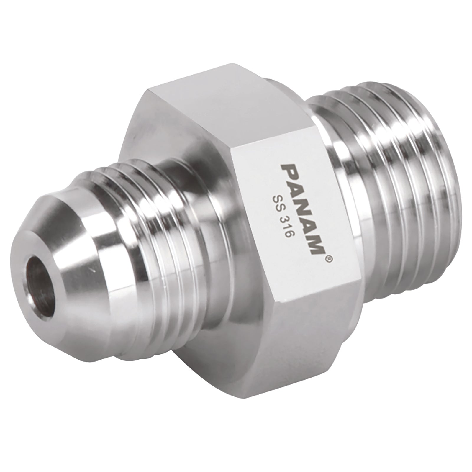 Panam 210SM16G34 - M.Stud Coup 37 Jic 16mm BSPP 3/4