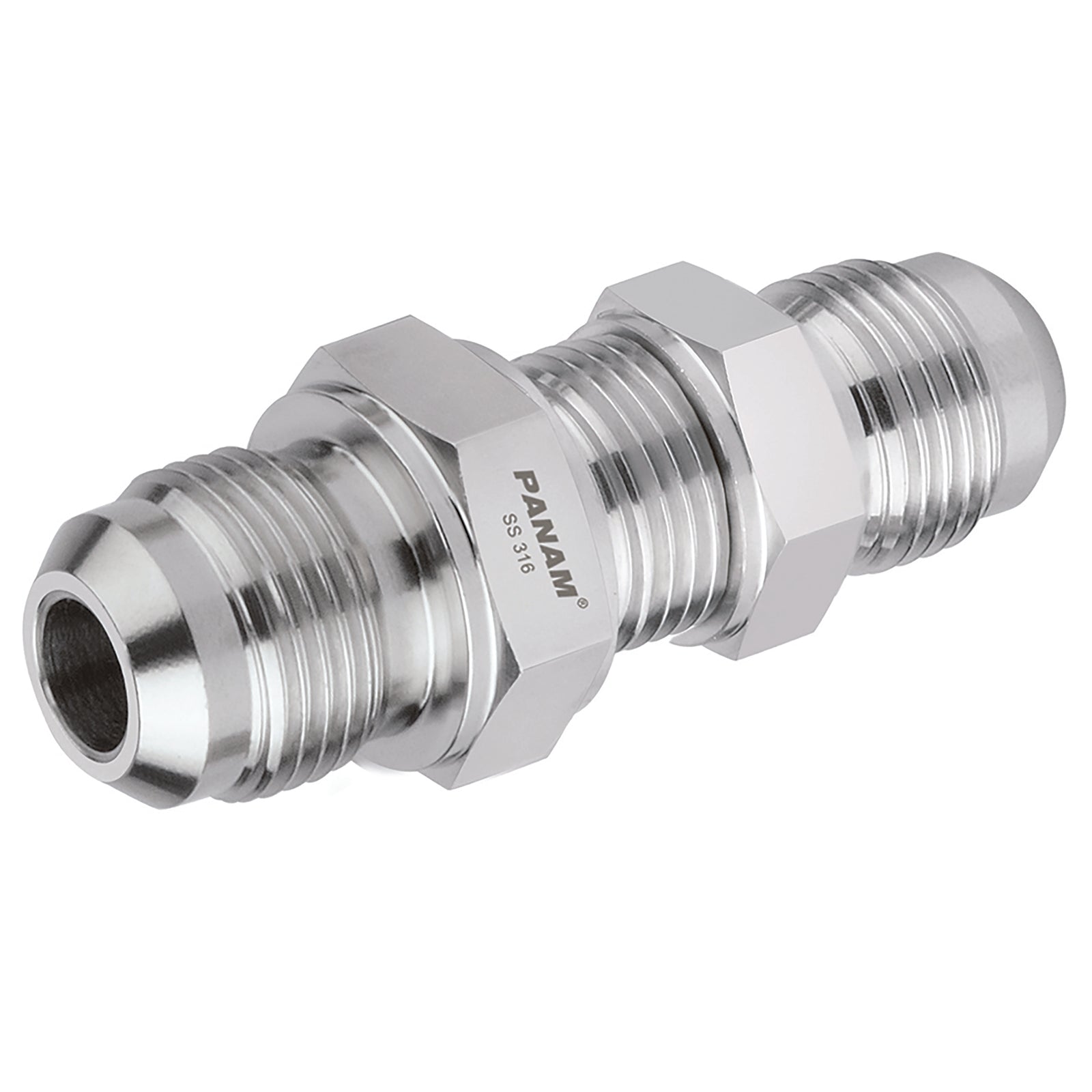 Panam 199M38U178 - 1.7/8 Bulkhead Locknut Jic St/St