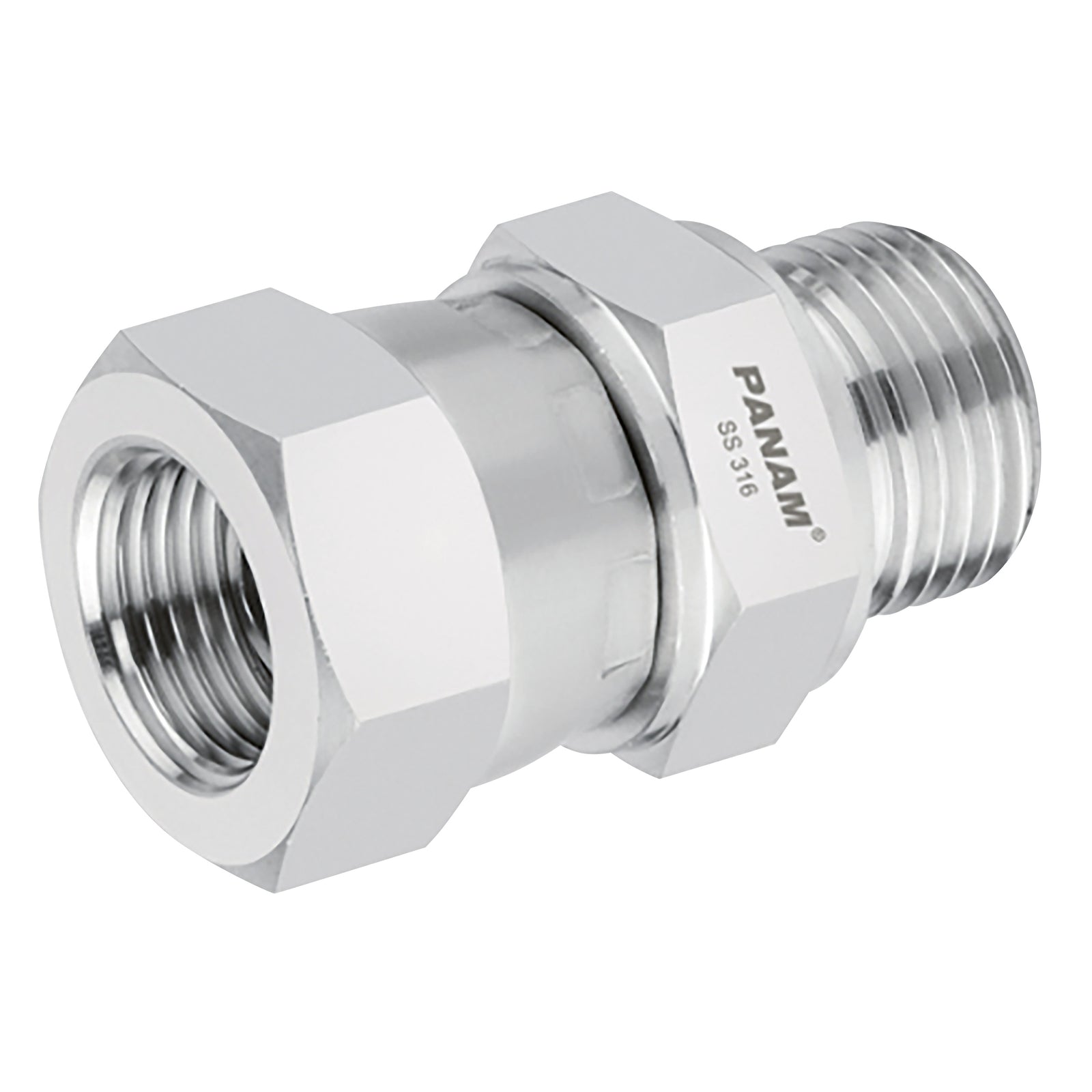 Panam 4G-6J-MF-10K - 1/4" BSP X 9/16" Jic Male/Female