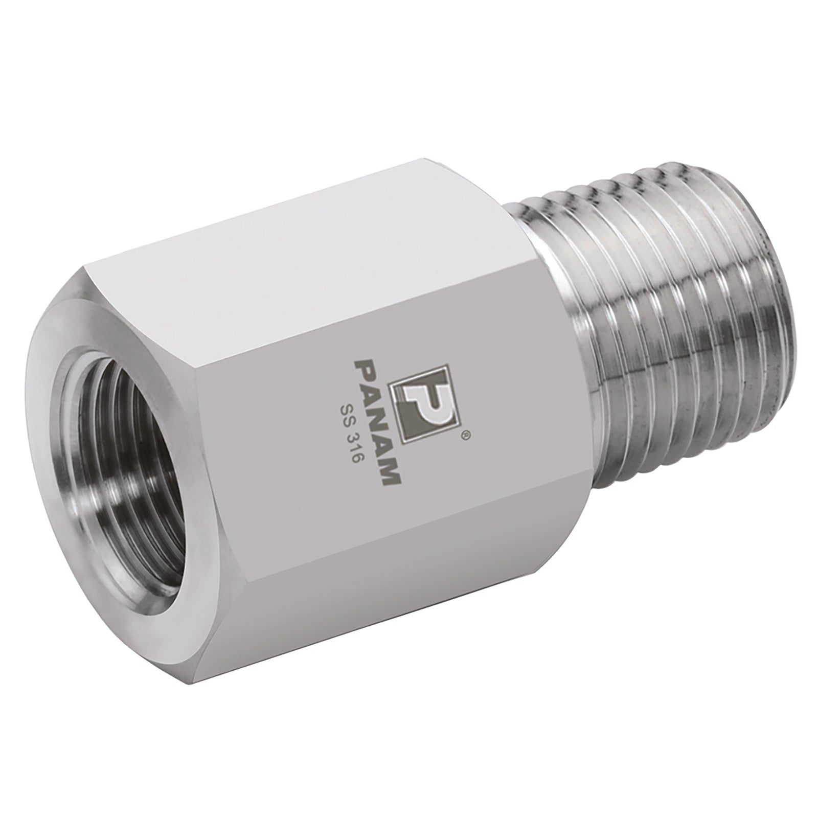 Panam 4N-2N-MF-B-10K - 1/4" Npt X 1/8" Npt Male/Female