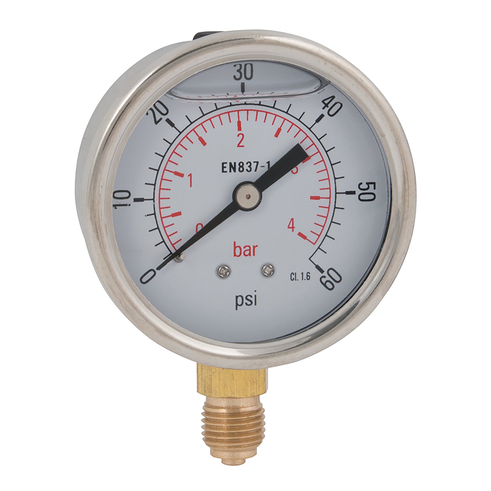 FT Pro PG63-014BG - 1/4" BSPP 63mm P.Gauge 0-14 Bar Gly