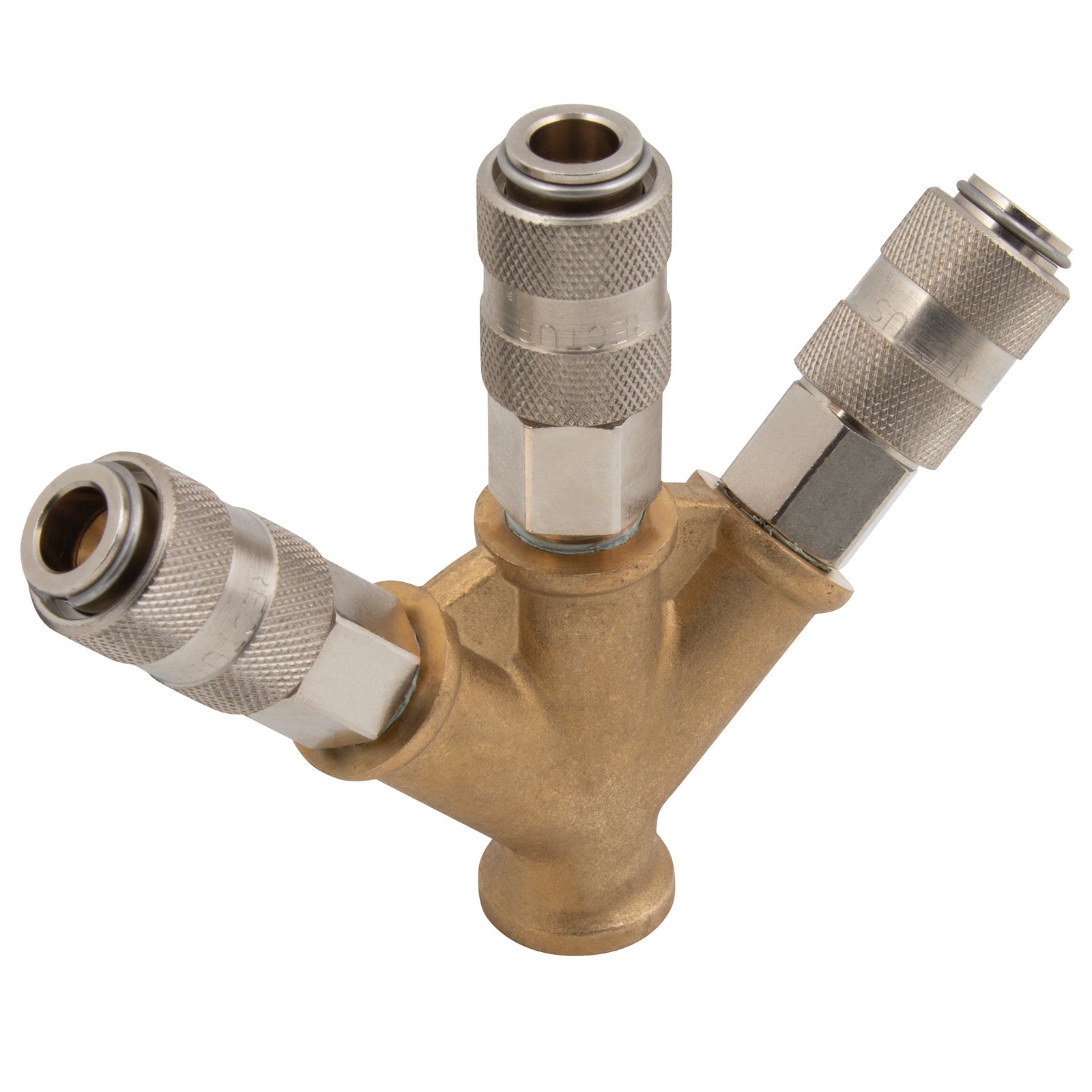 Parker Rectus 19W - 3/8" BSPP Female Triple Outlet Connector