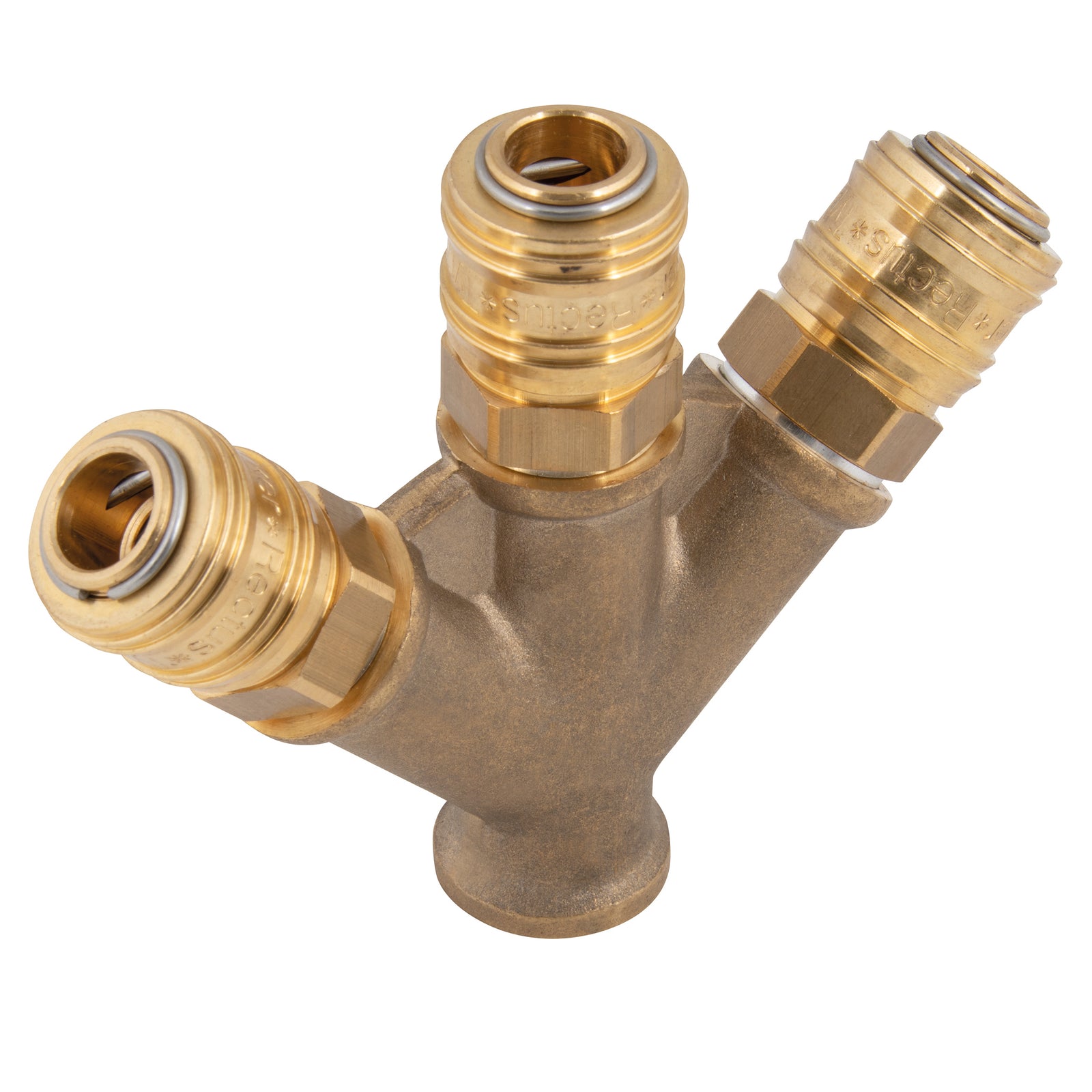 Parker Rectus 26W - 3/8" BSPP Female Triple Outlet Connector