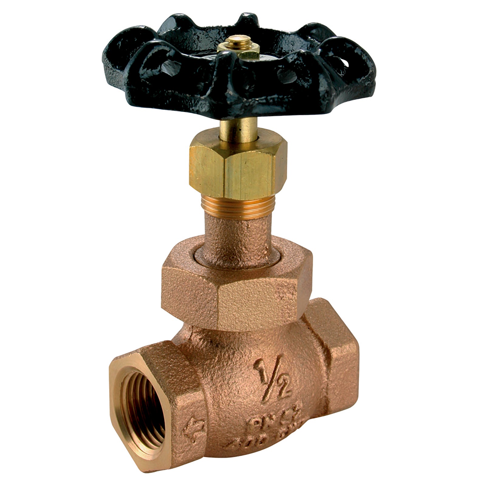 FT Pro GVBZ350-34 - 3/4" BSPT Fxf Bz Globe Valve Hand Wheel