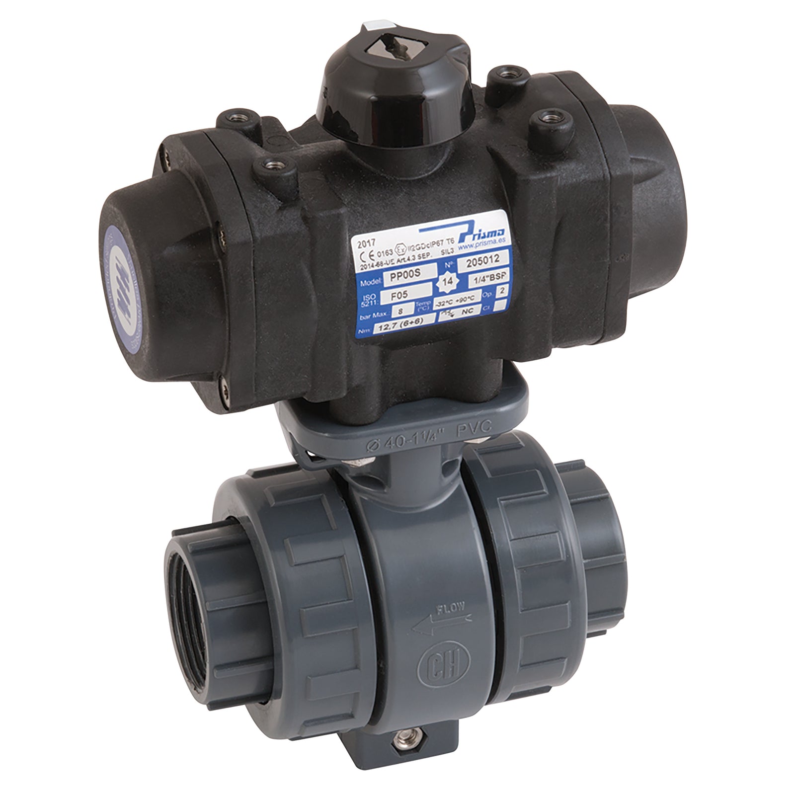 Prisma SA-3/4PVC - 3/4" BSP Sa 2 Way Pvc/Viton Valve