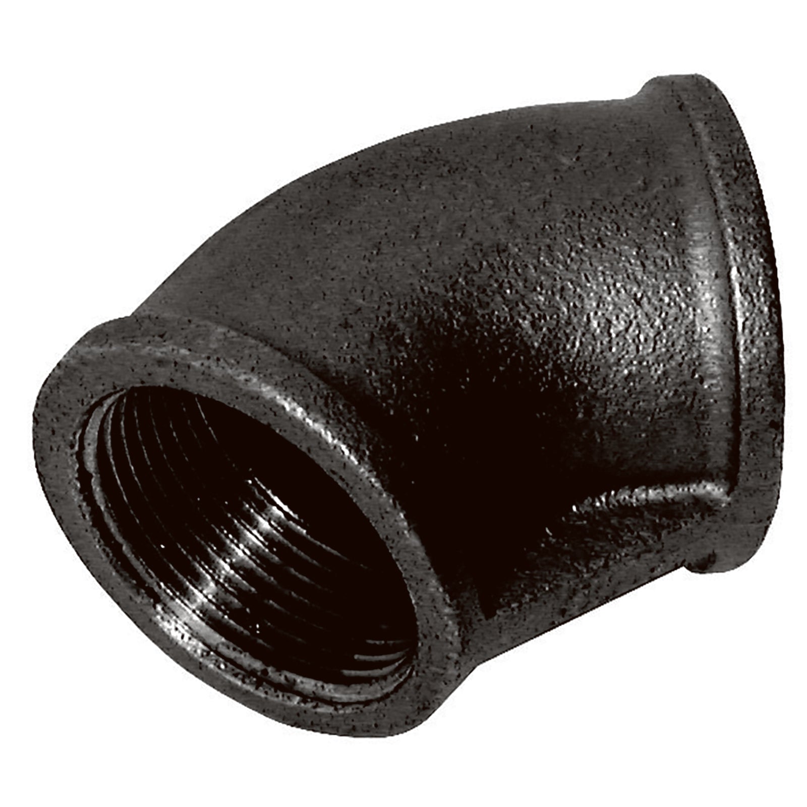 Crane C155-112N - 1.1/2"BSPT Fem 45° Elbow Fig155 Black