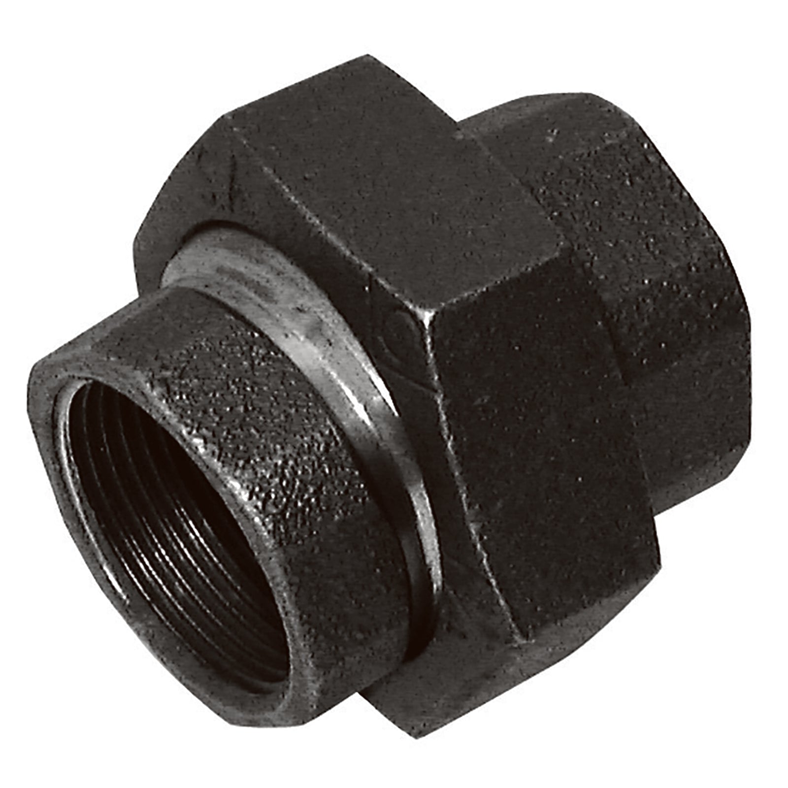 Crane C290-114N - 1.1/4"BSPT Selfalign Union Fig290 Black