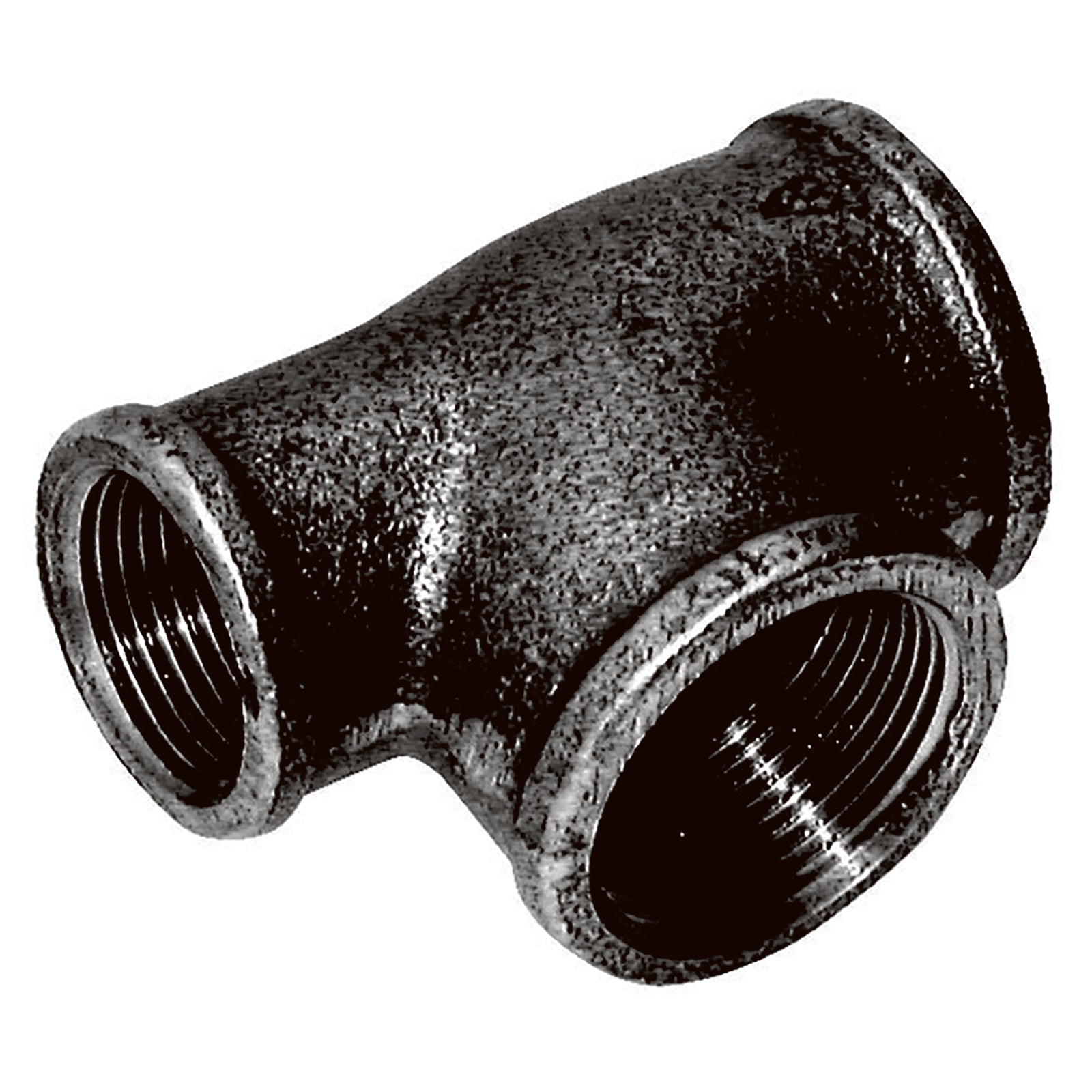 Crane C161-114-1-114N - 1.1/4"X1"X1.1/4"Blk.Reduce Run Tee