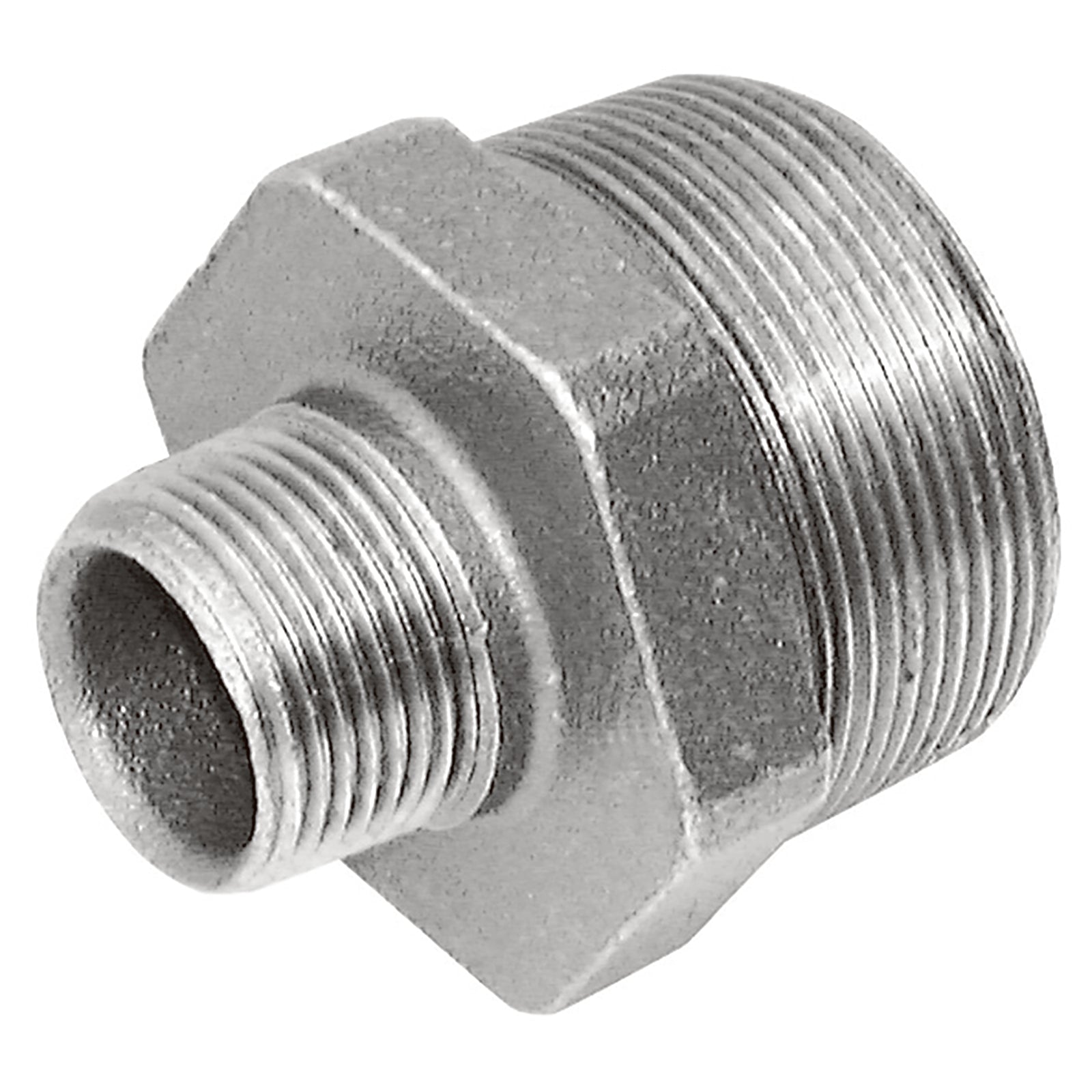 Crane C145-2-114 - 2"X1.1/4" BSPT Hex Redu Nipple Galvanised