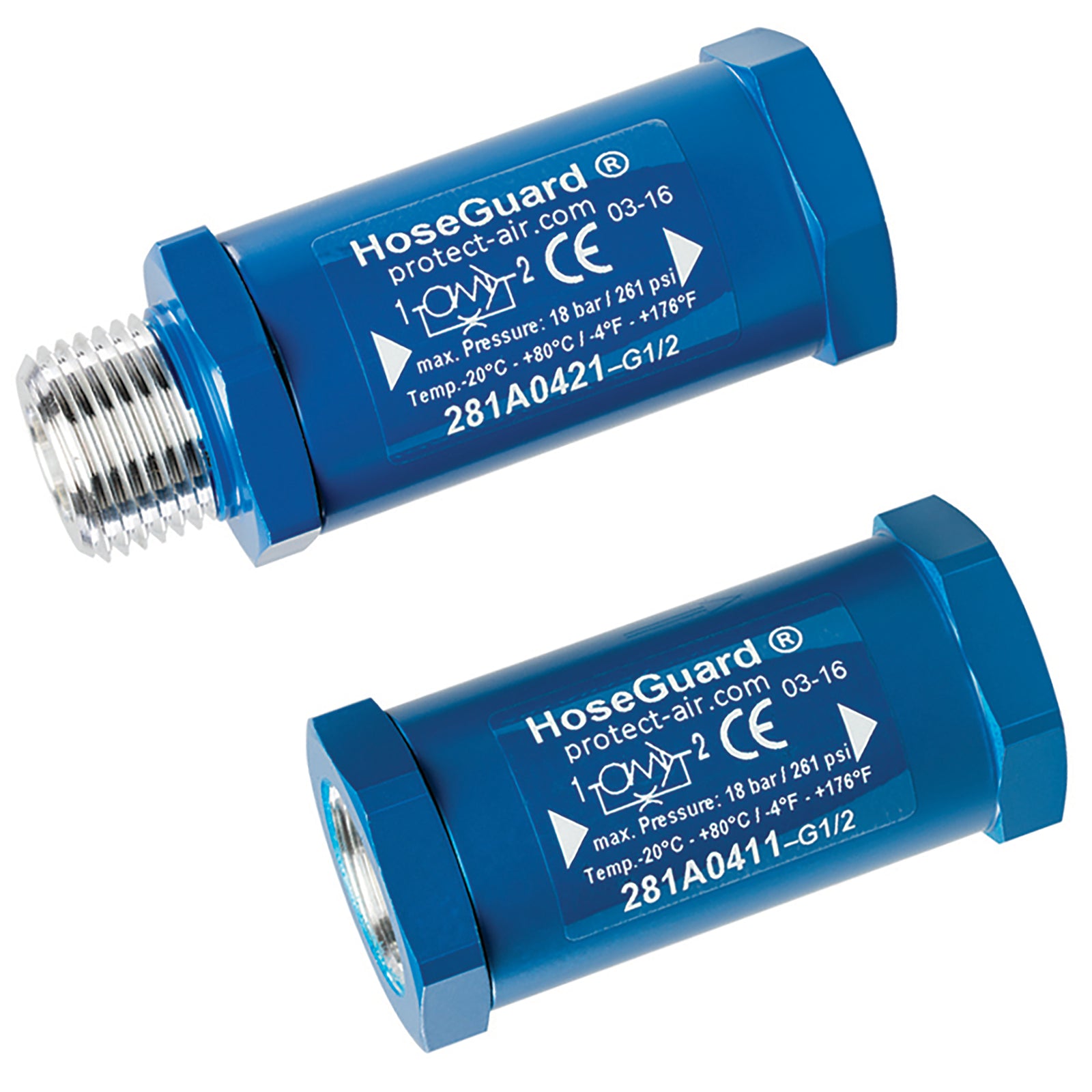 FT Pro 281A0321 - Hoseguard Airfuse 3/8" BSPP Male/Fem