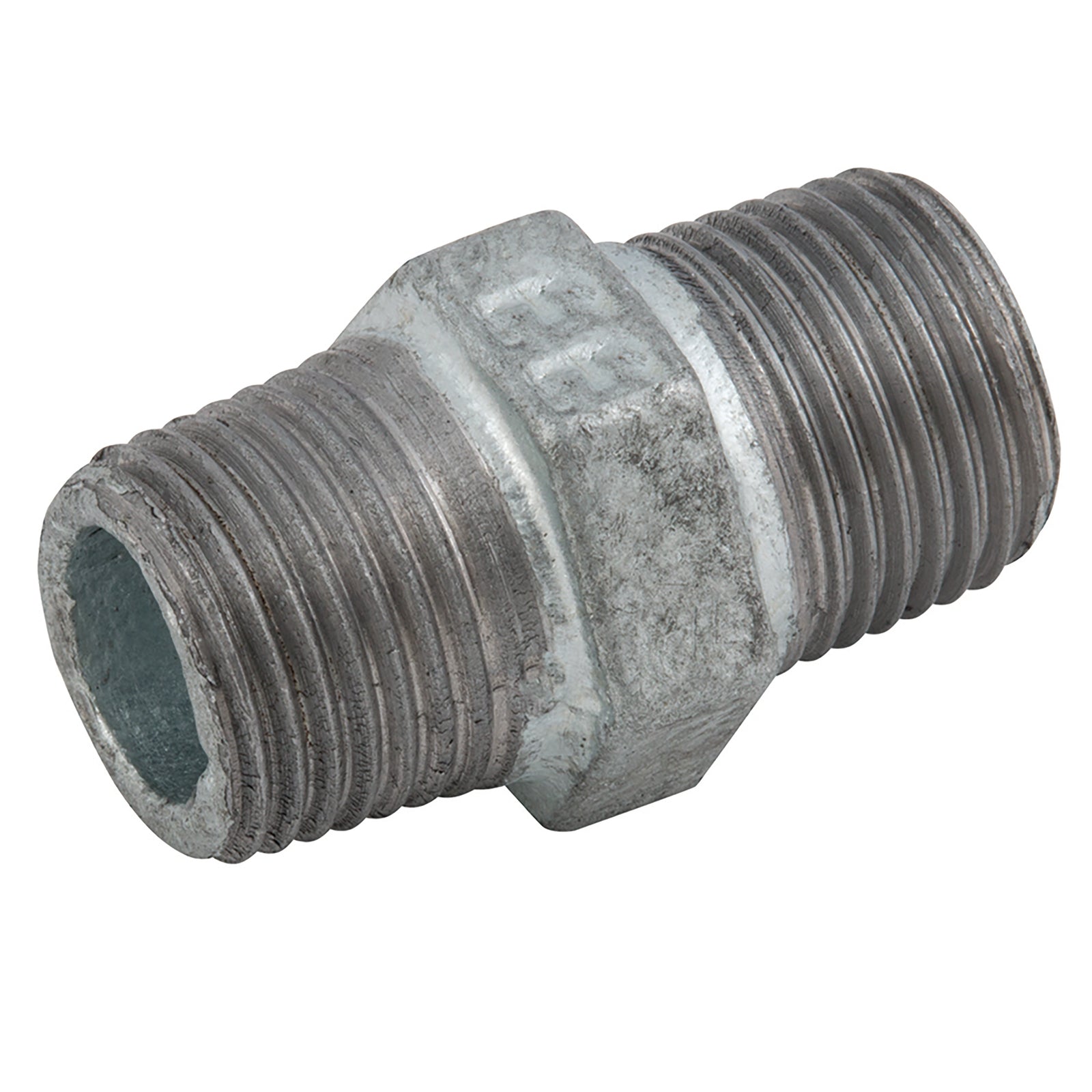 EE EE-MI280-12 - 1/2" BSPT Equal Male Hex Nipple Galvanised