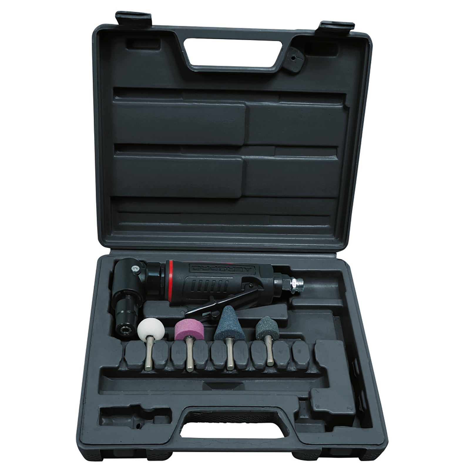 Aeropro AP17803-A - Angle Die Grinder Kit (10 Piece Stones)