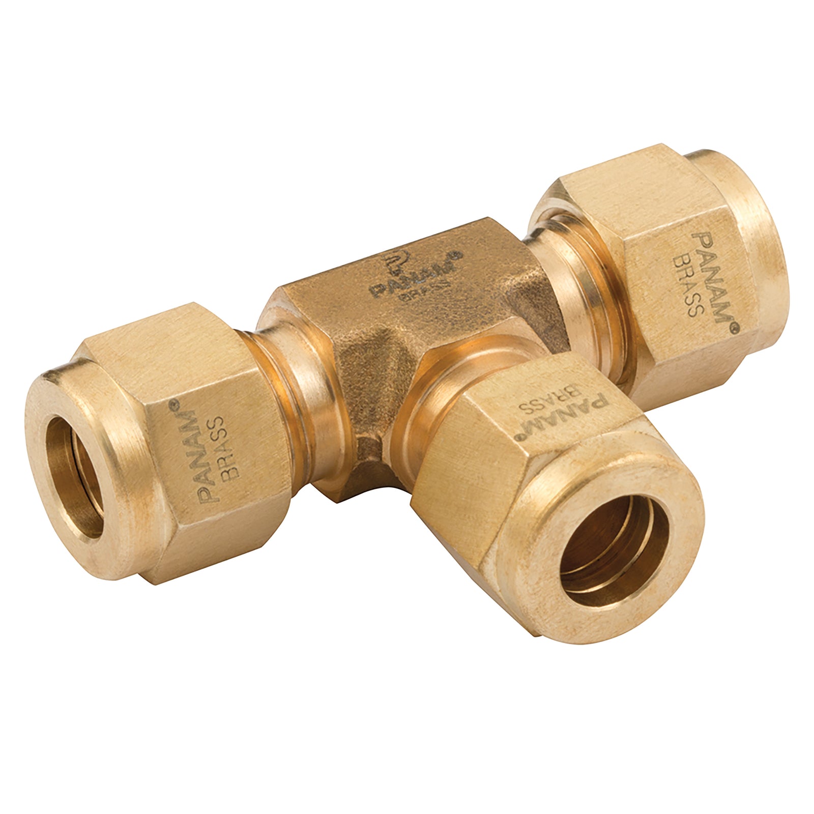 Panam UT-22-B - Union Tee 22 OD Brass