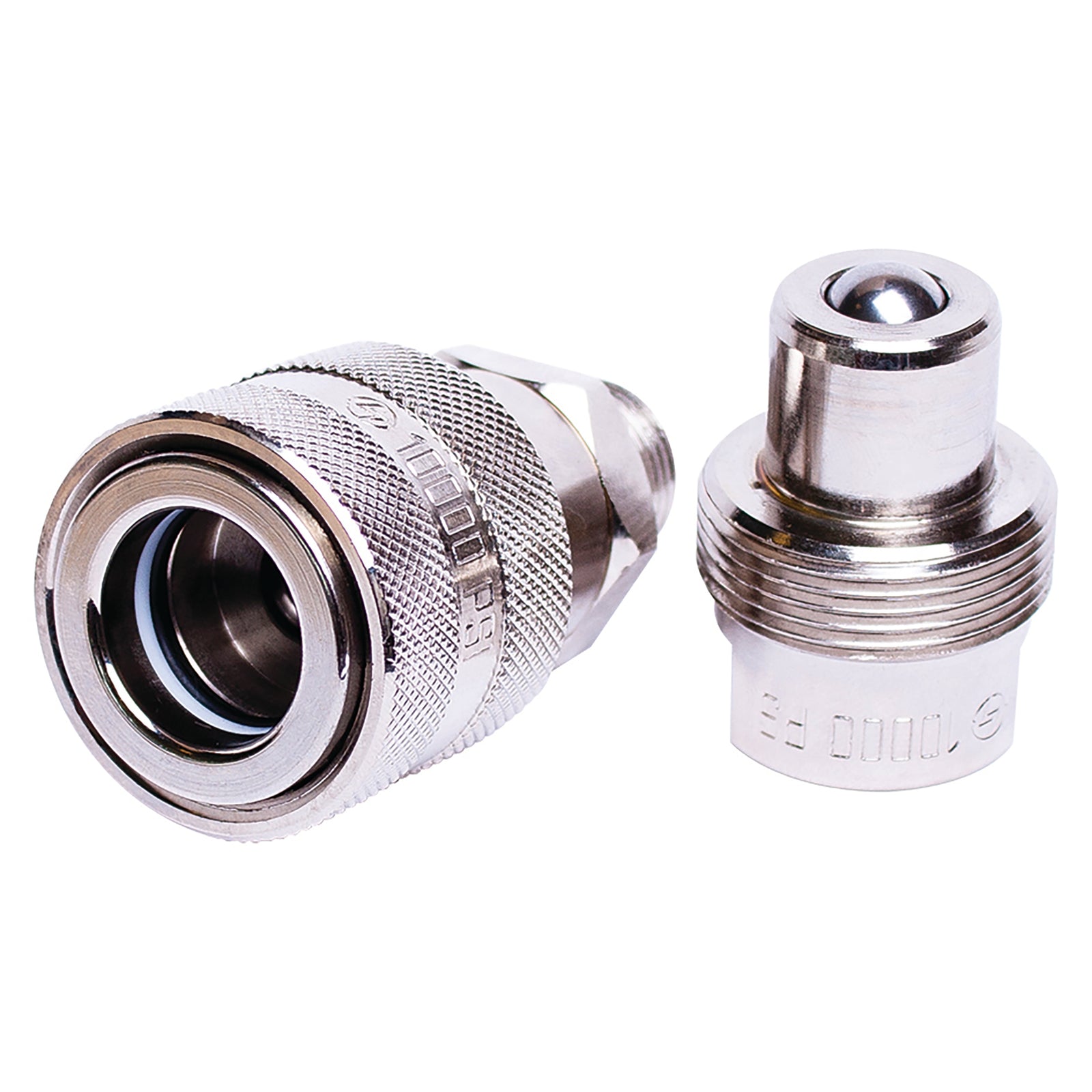FT Pro CH38 - 3/8" Npt Male Npt Male X Npt Male High Flow Quick Release Coupling