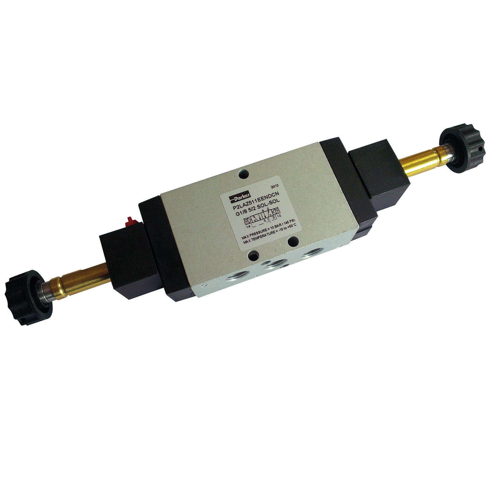 Parker P2LAZ511EENDCN - 5/2 Sol/Sol 1/8" BSP