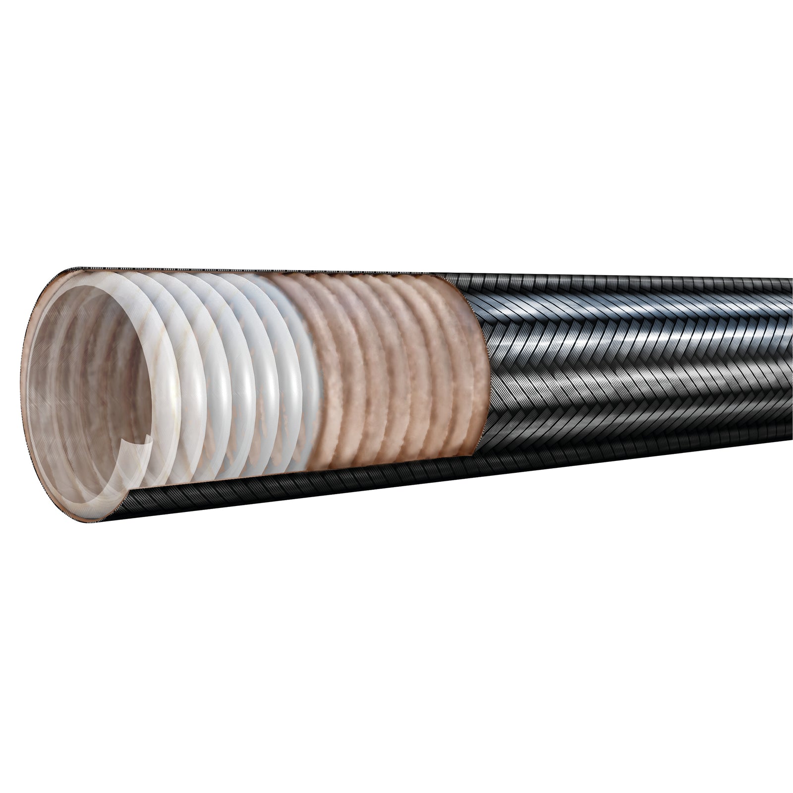 FT Pro SSCWPTFE-20 - 39.8mm OD X 1.1/4" ID Hydraulic Hose Ptfe