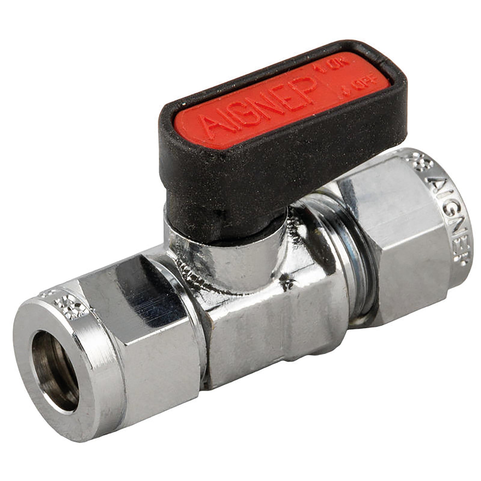Aignep 6450-6 - 6mm Equal Tube Ball Valve