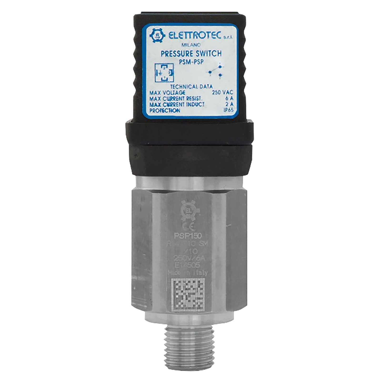 Elettrotec PSP300-FN14K - 300Bar Din Spdt Ahys Pressure Sw Br Ip65
