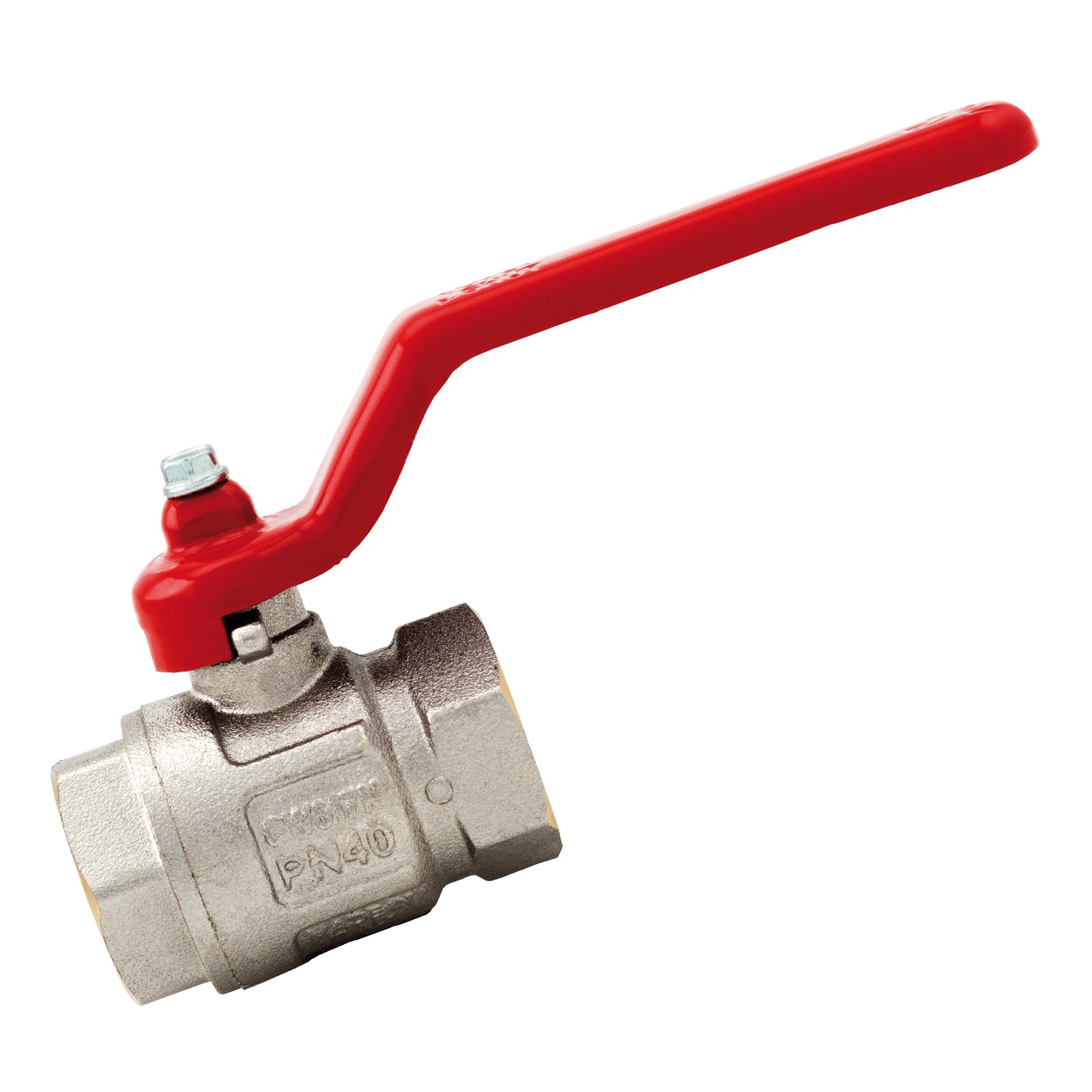 ITAP IT090-3 - 3" BSPP Brass Ball Valve Lever Handle Ni Plated