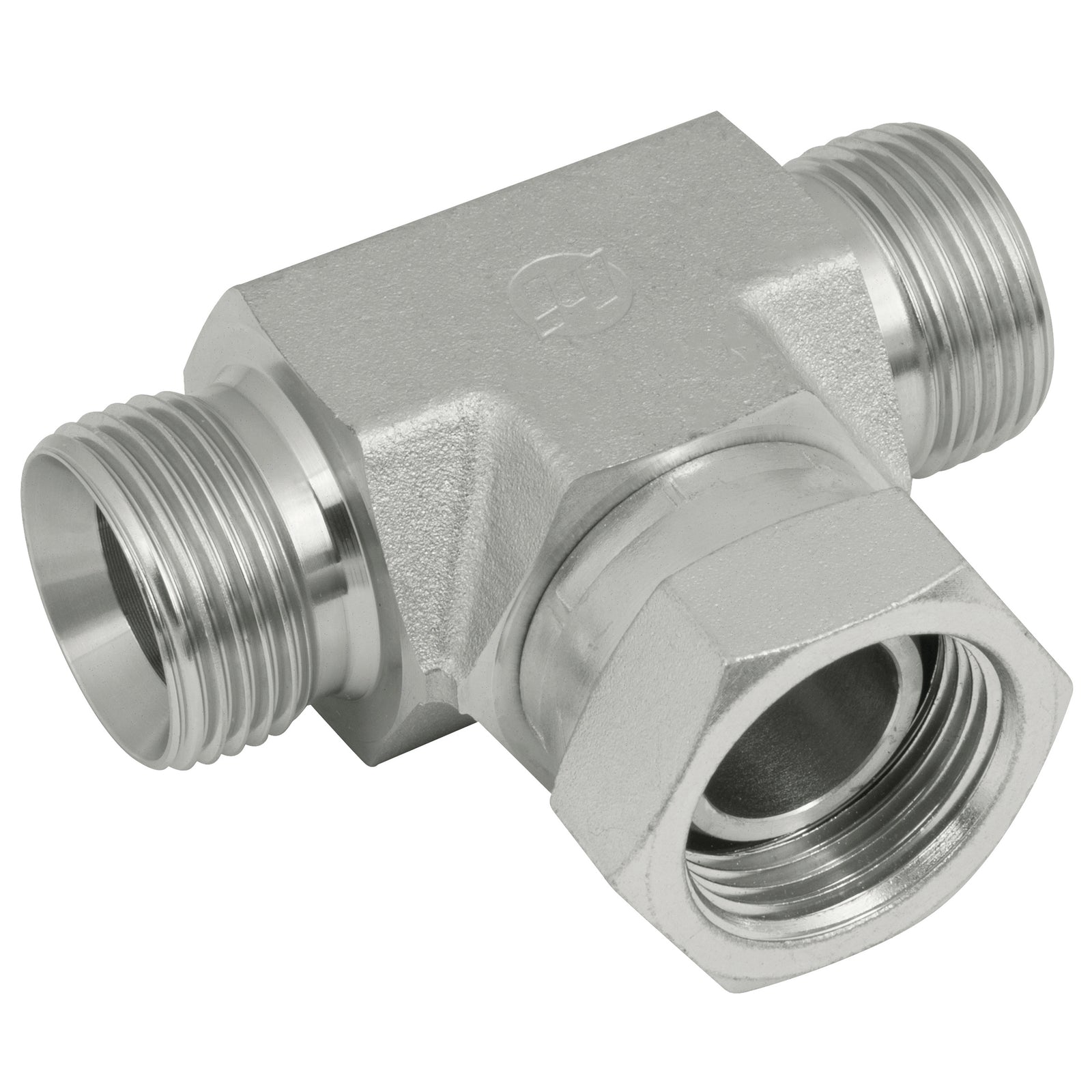 Brennan 60-3002-04-08-08 - 1/4" BSP X 1/2" BSP X 1/2" BSP Tee M/M/F