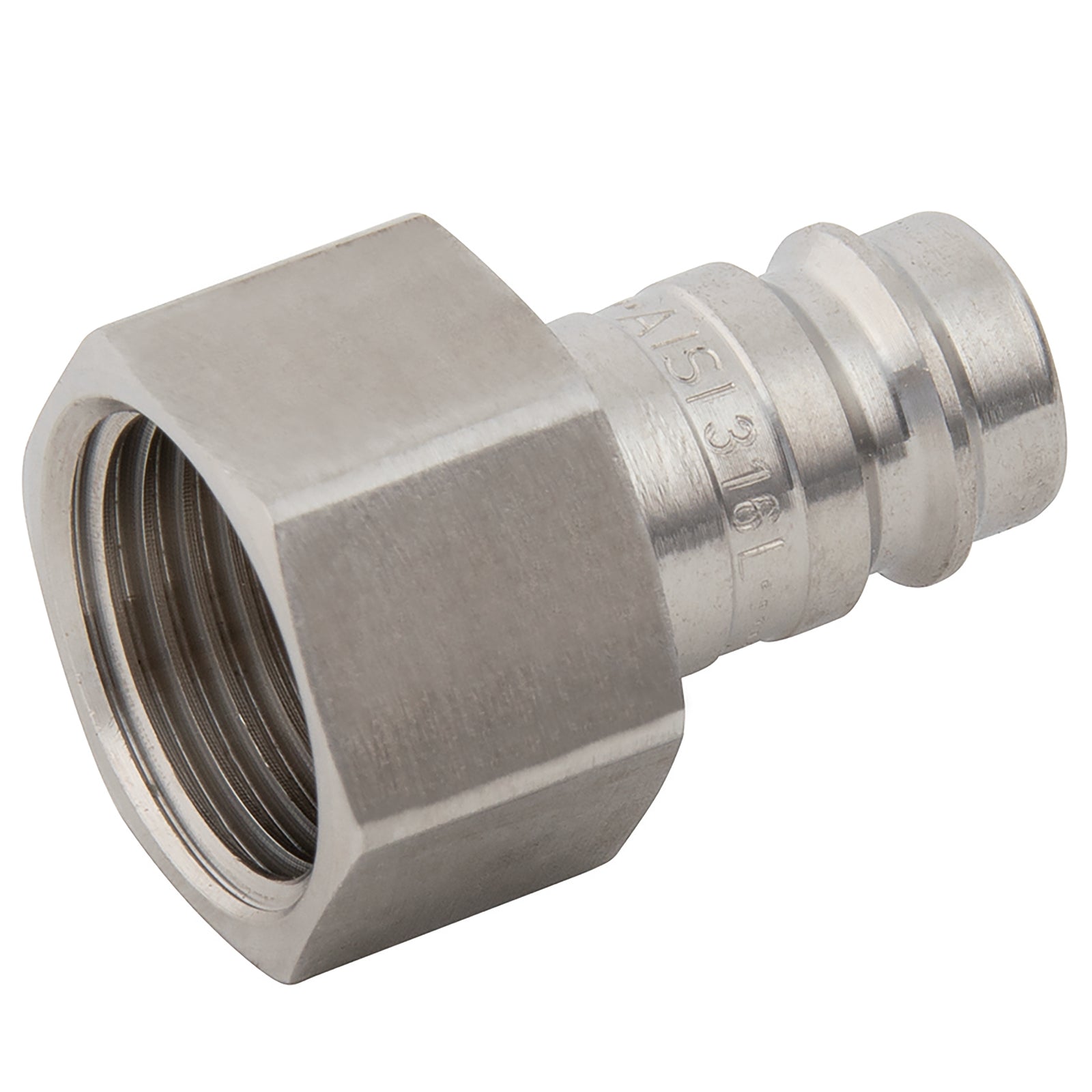 Parker Legris 9086X2721 - 27 St/Steel Adap 1/2 BSPP F Stainless