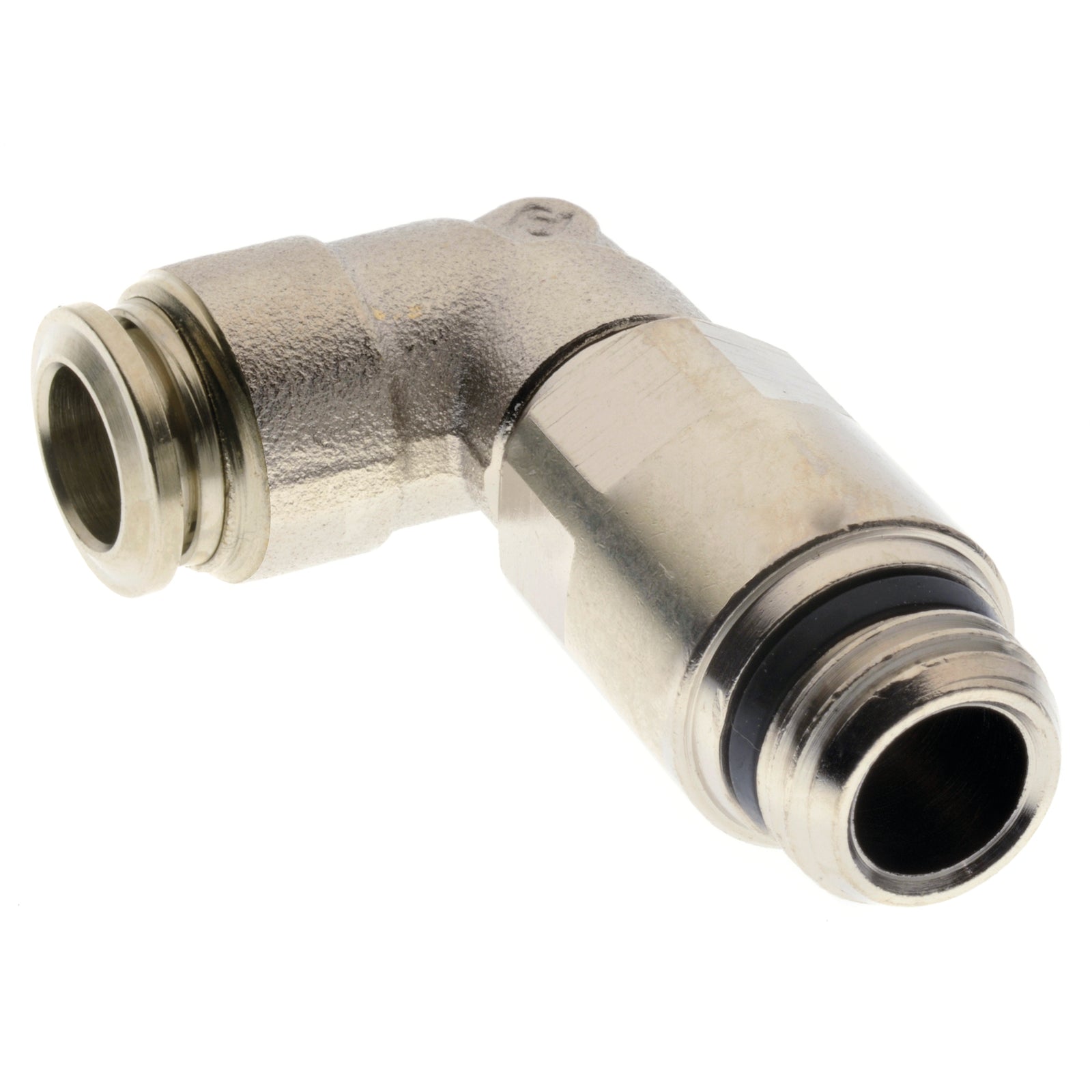 Aignep 571268-1/8 - 1/8" BSPP Male X 8mm OD Extended Swivel Elbow