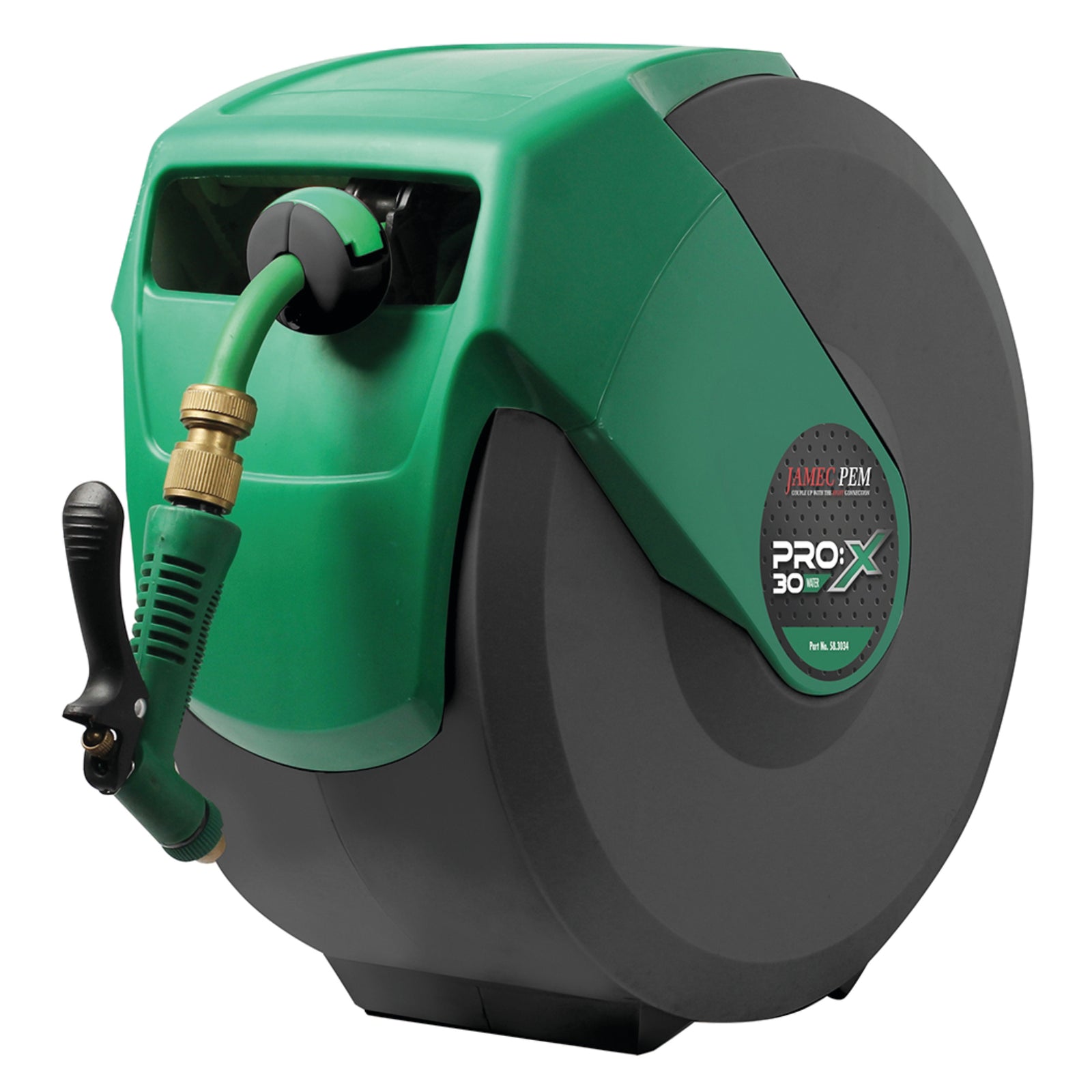 Jamec Pem 58.3045OS - Heavy Duty Water Hose Reel Complete With Hose