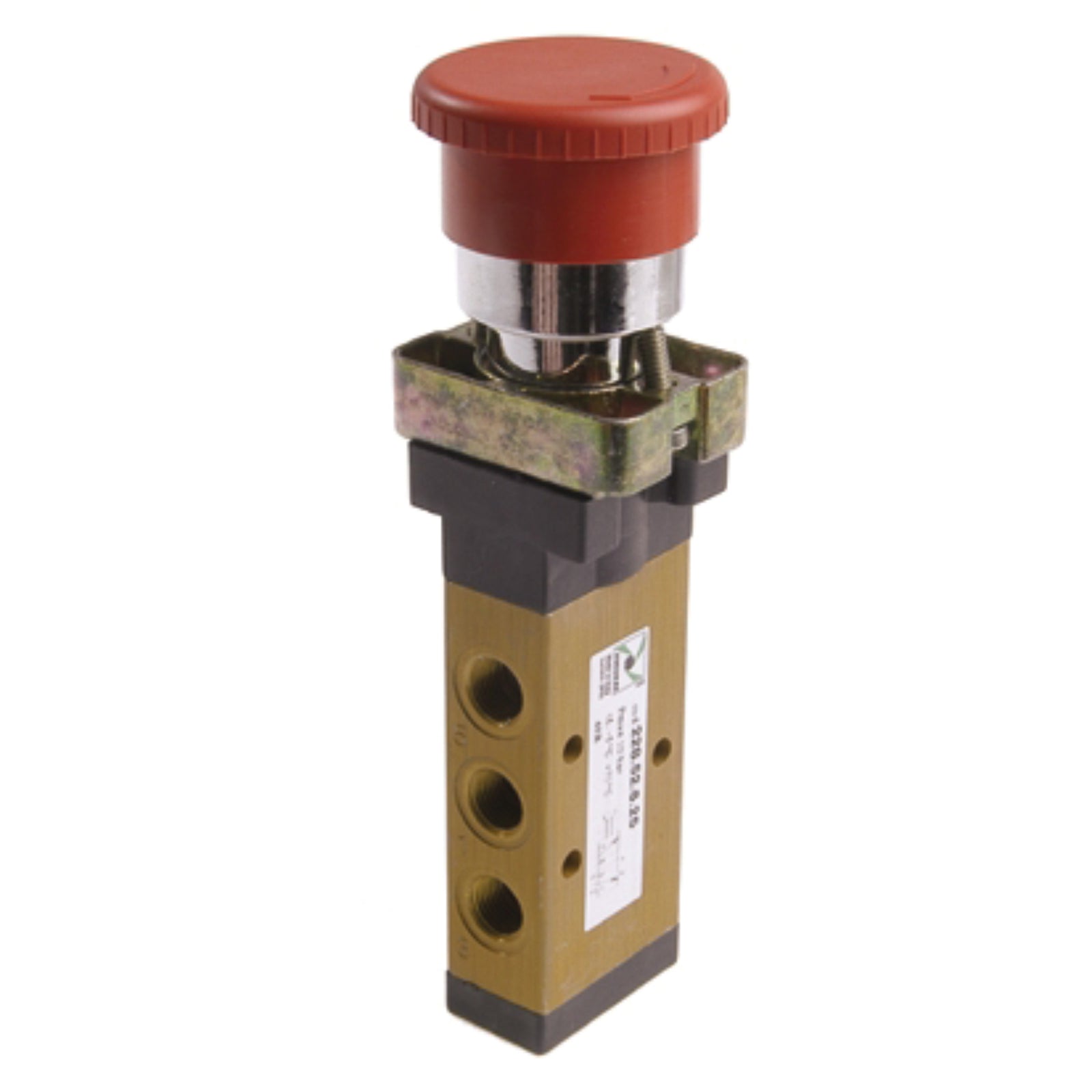 Pneumax 228.52.6.25 - 1/8" BSPP Female Push Button Valve