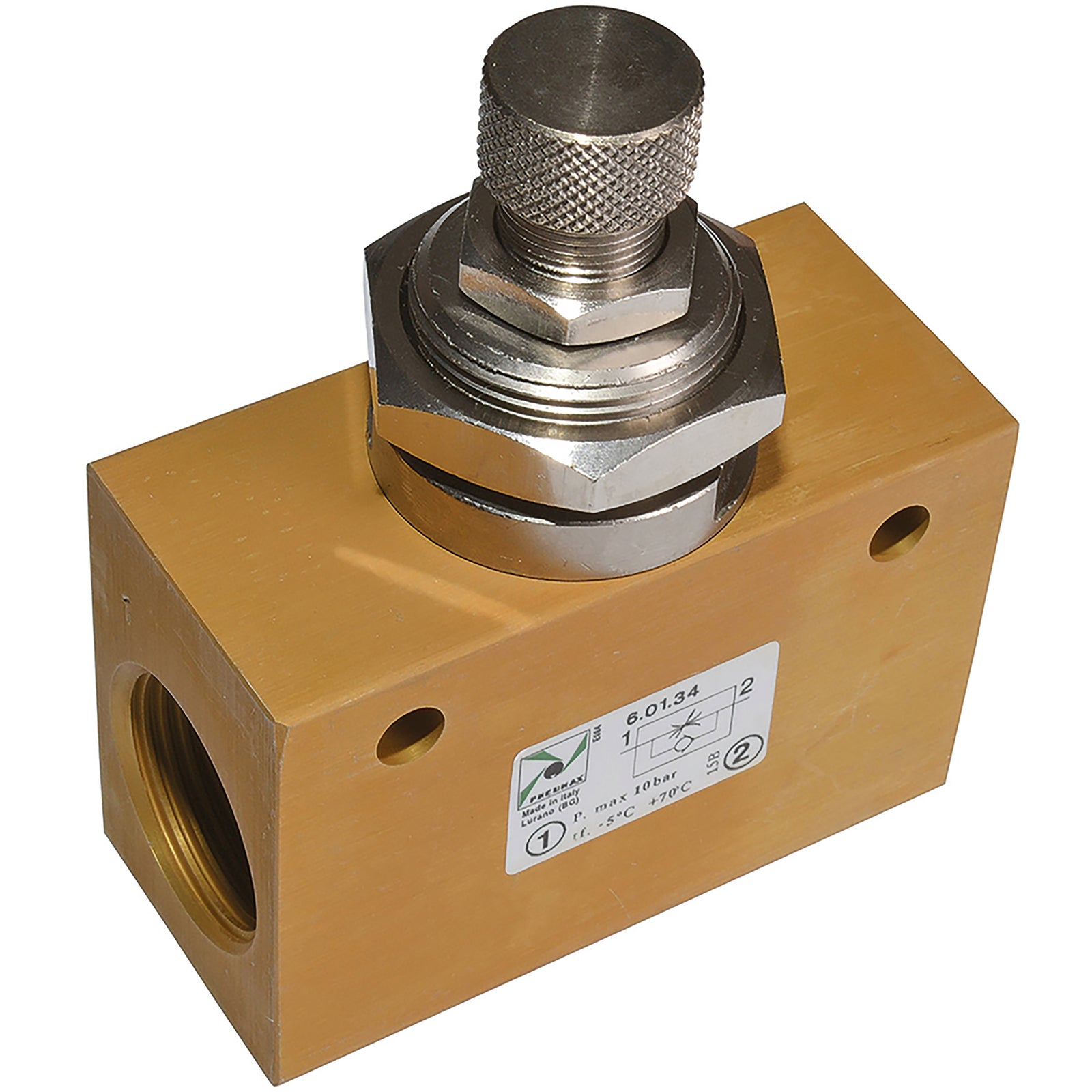 Pneumax 6.01.34 - 3/4" BSPP Flow Control Valve